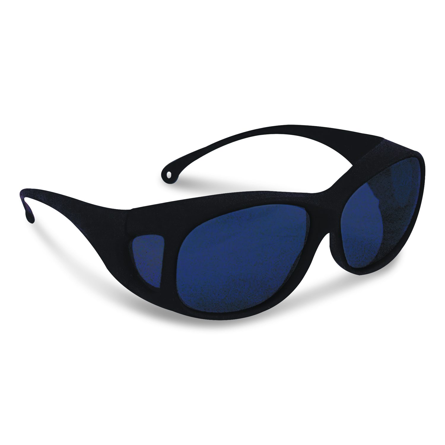 V50 OTG Safety Eyewear, Black Full Frame OTG, Blue Shade 5 VLT Dual Lens