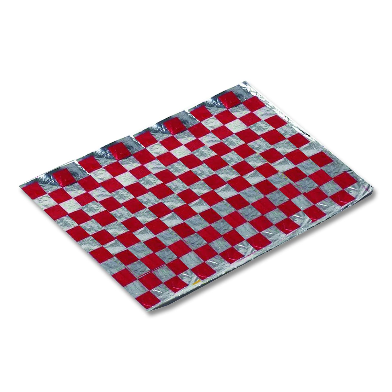 Foil Sheets, 10.5 x 13, Red Check, 500/Box, 4 Boxes/Carton