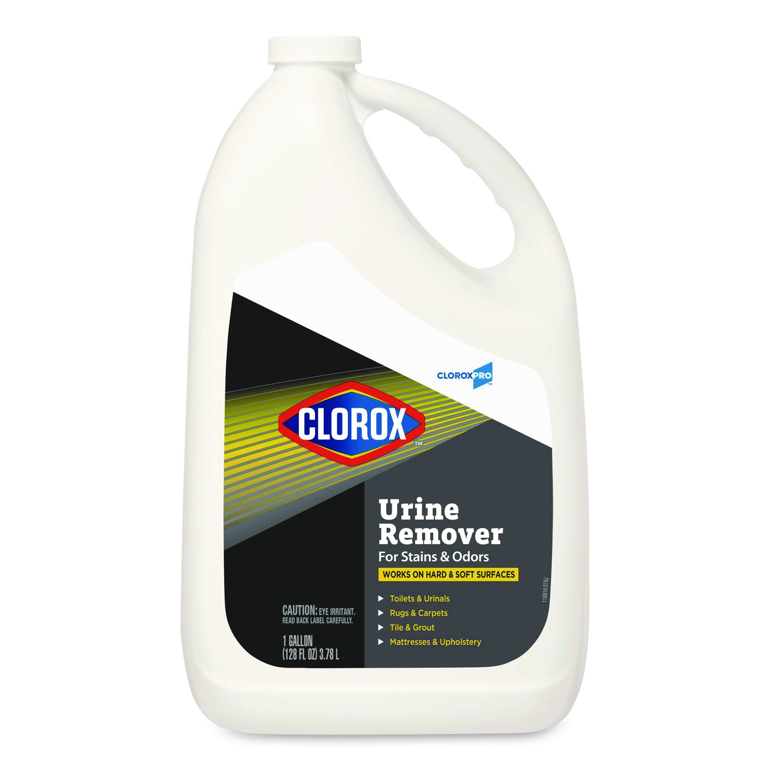 CloroxPro Urine Remover for Stains and Odors, Clean Floral Scent, 128 oz Refill Bottle, 4/Carton