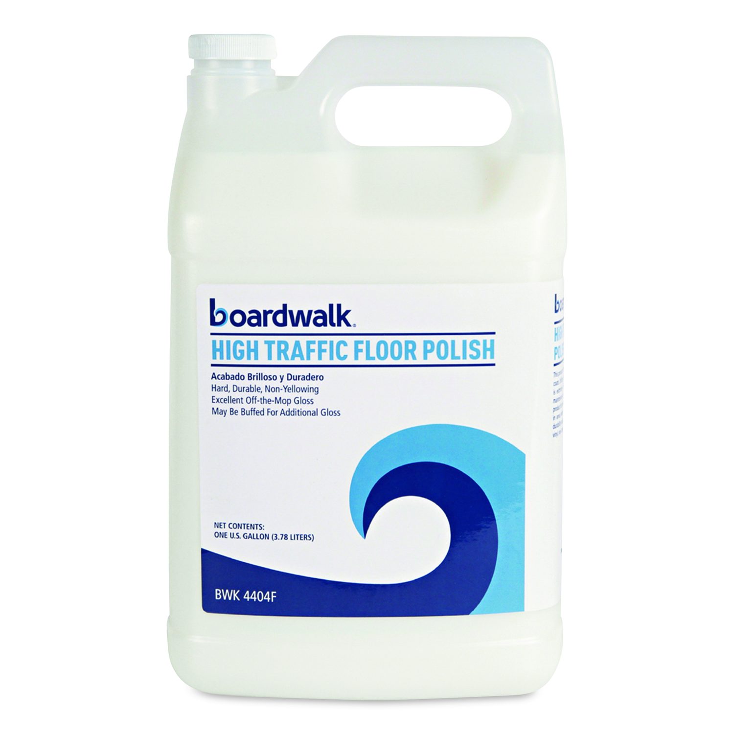 High Traffic Floor Polish, Apply 3 to 5 Coats per Application, 1 gal Bottle, 4/Carton