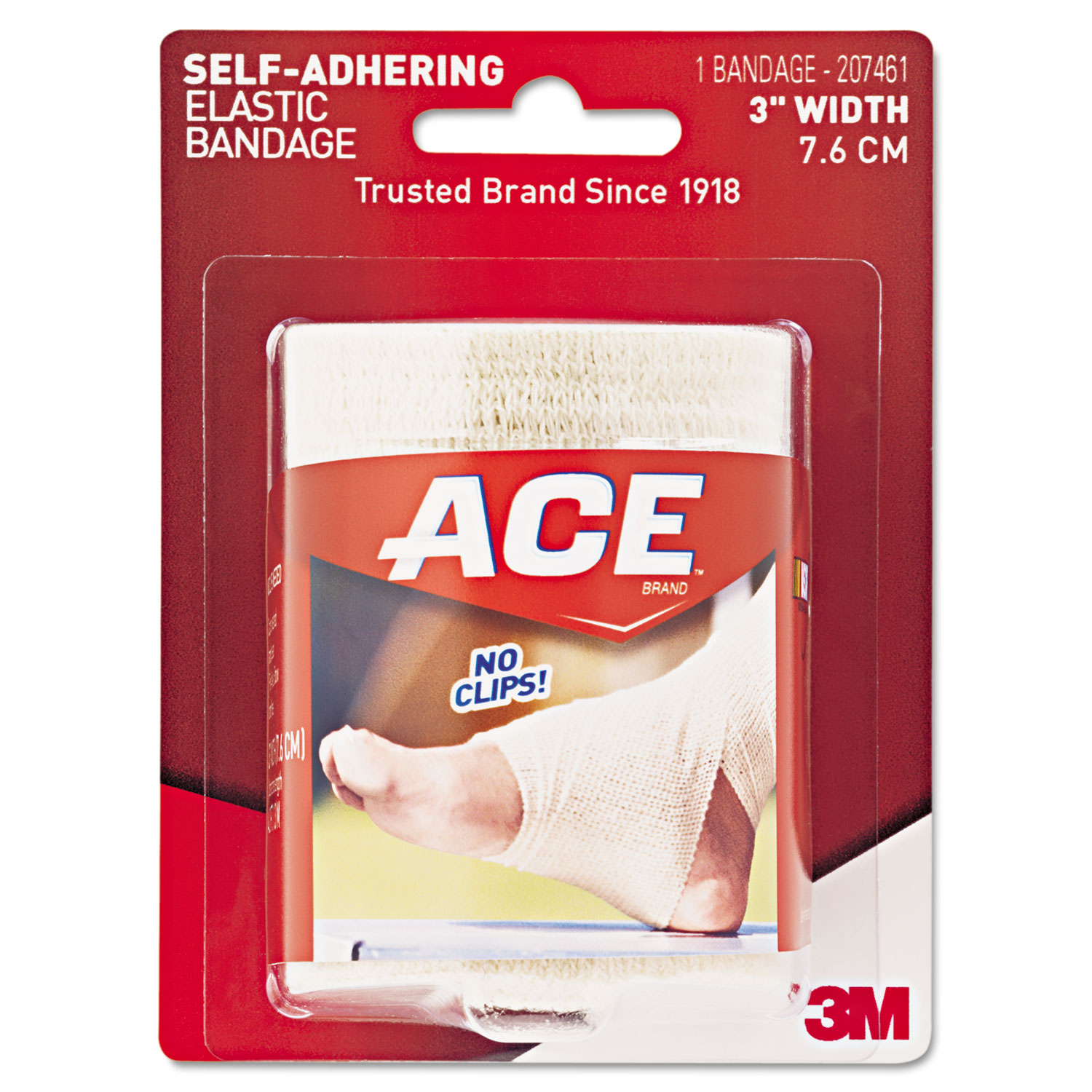  ACE 207461 Self-Adhesive Bandage, 3 x 50 (MMM207461) 
