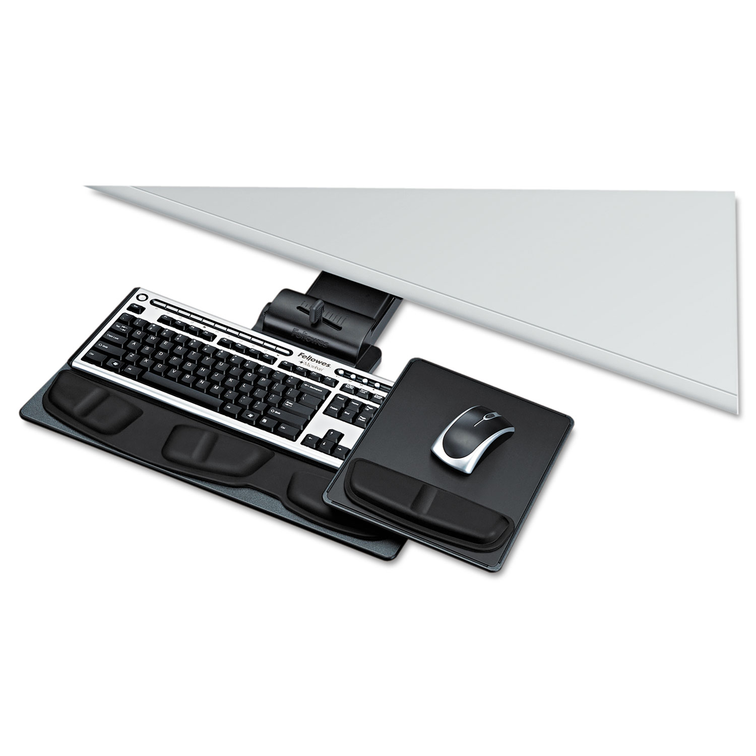 Professional Executive Adjustable Keyboard Tray, 19w x 10-5/8d, Black