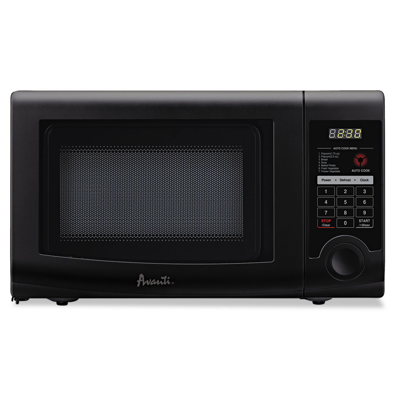 0.7 Cubic Foot Capacity Microwave Oven, 700 Watts, Black - B & S Office