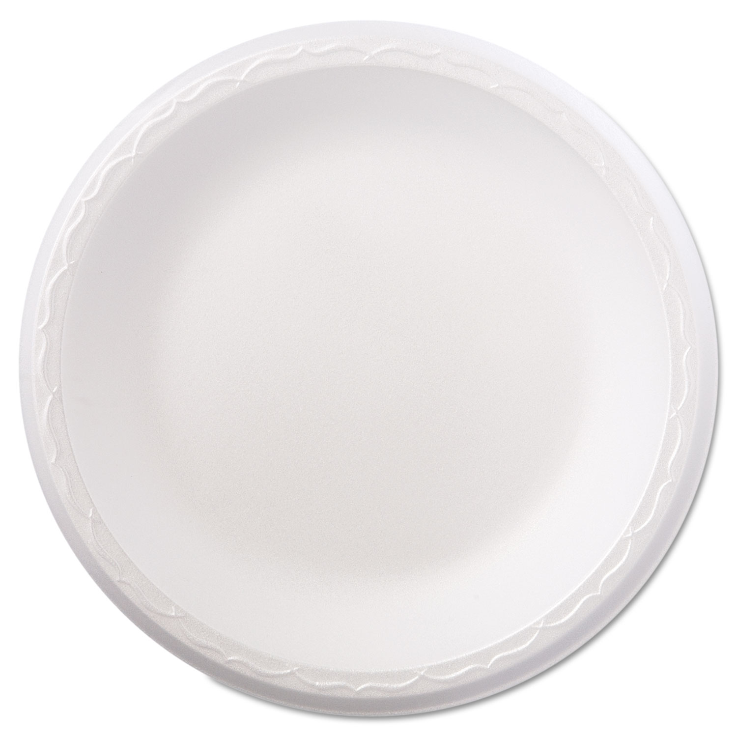  Genpak 80900--- Foam Dinnerware, Plate, 8 7/8 dia, White, 125/Pack, 4 Packs/Carton (GNP80900) 