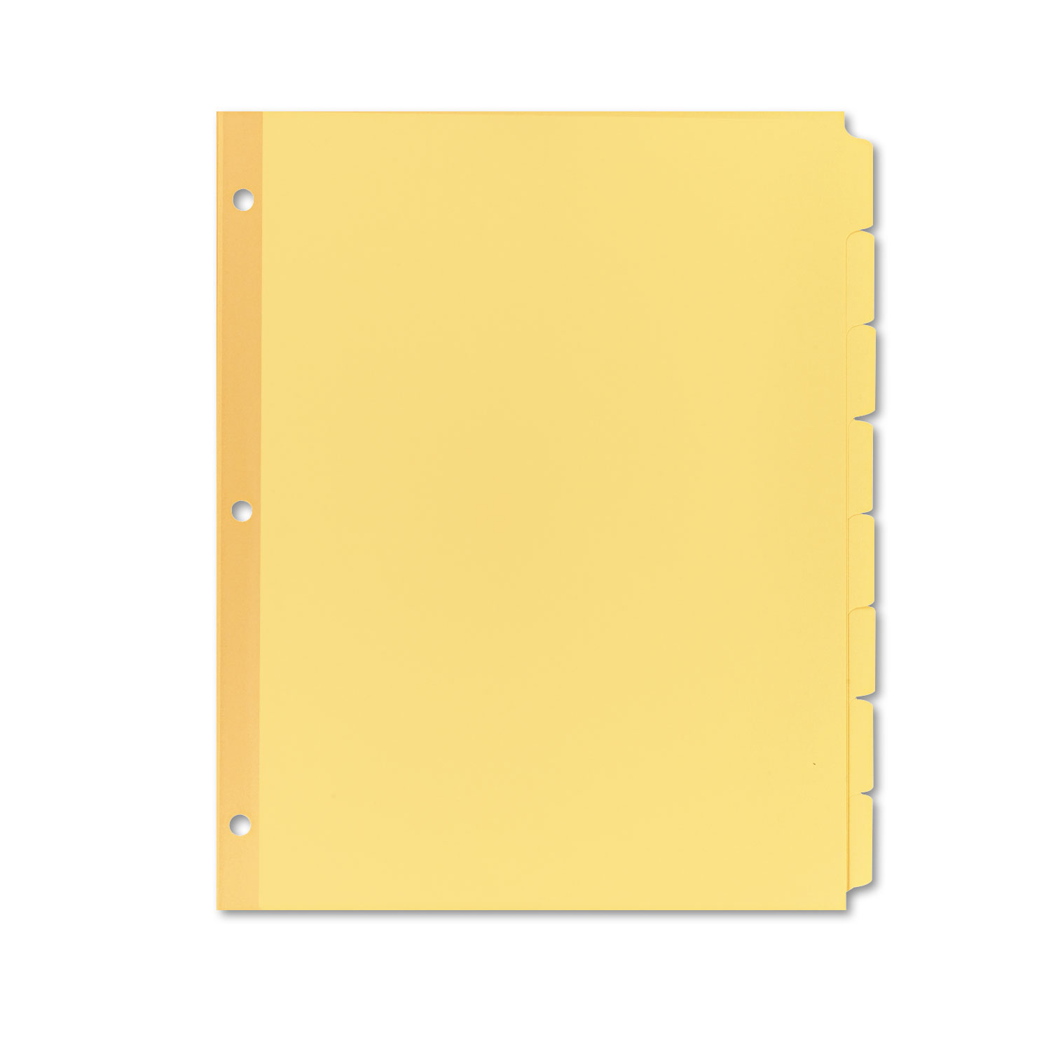  Avery 11505 Write & Erase Plain-Tab Paper Dividers, 8-Tab, Letter, Buff, 24 Sets (AVE11505) 