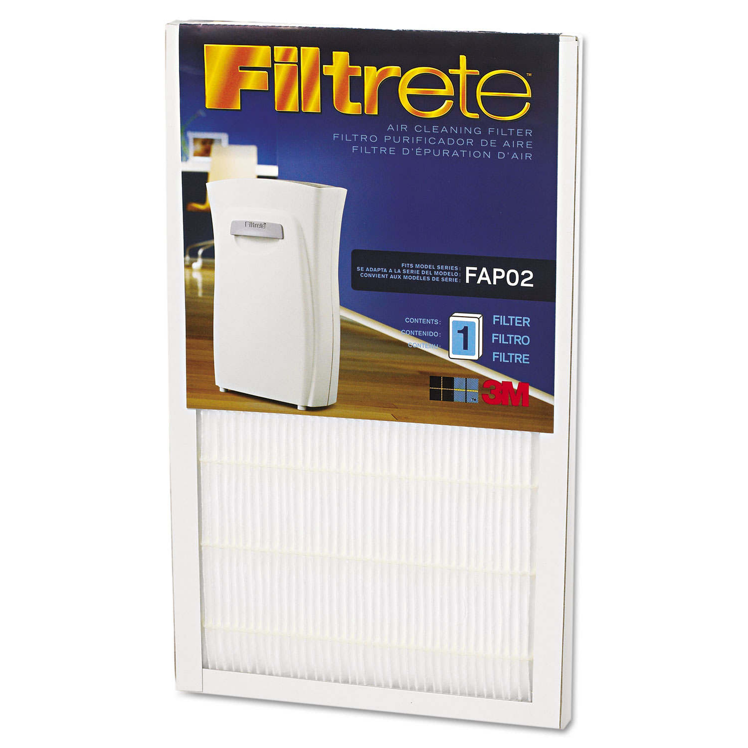  Filtrete FAPF02-4 Air Cleaning Filter, 9 x 15 (MMMFAPF024) 