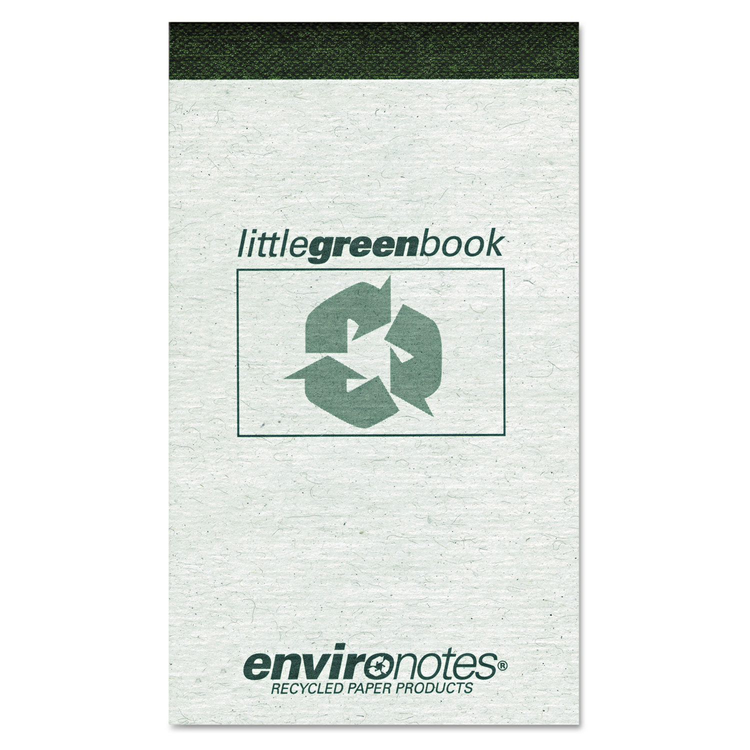 Roaring Spring® Little Green Book, Narrow Rule, Gray Cover, 3 x 5, 60 Sheets