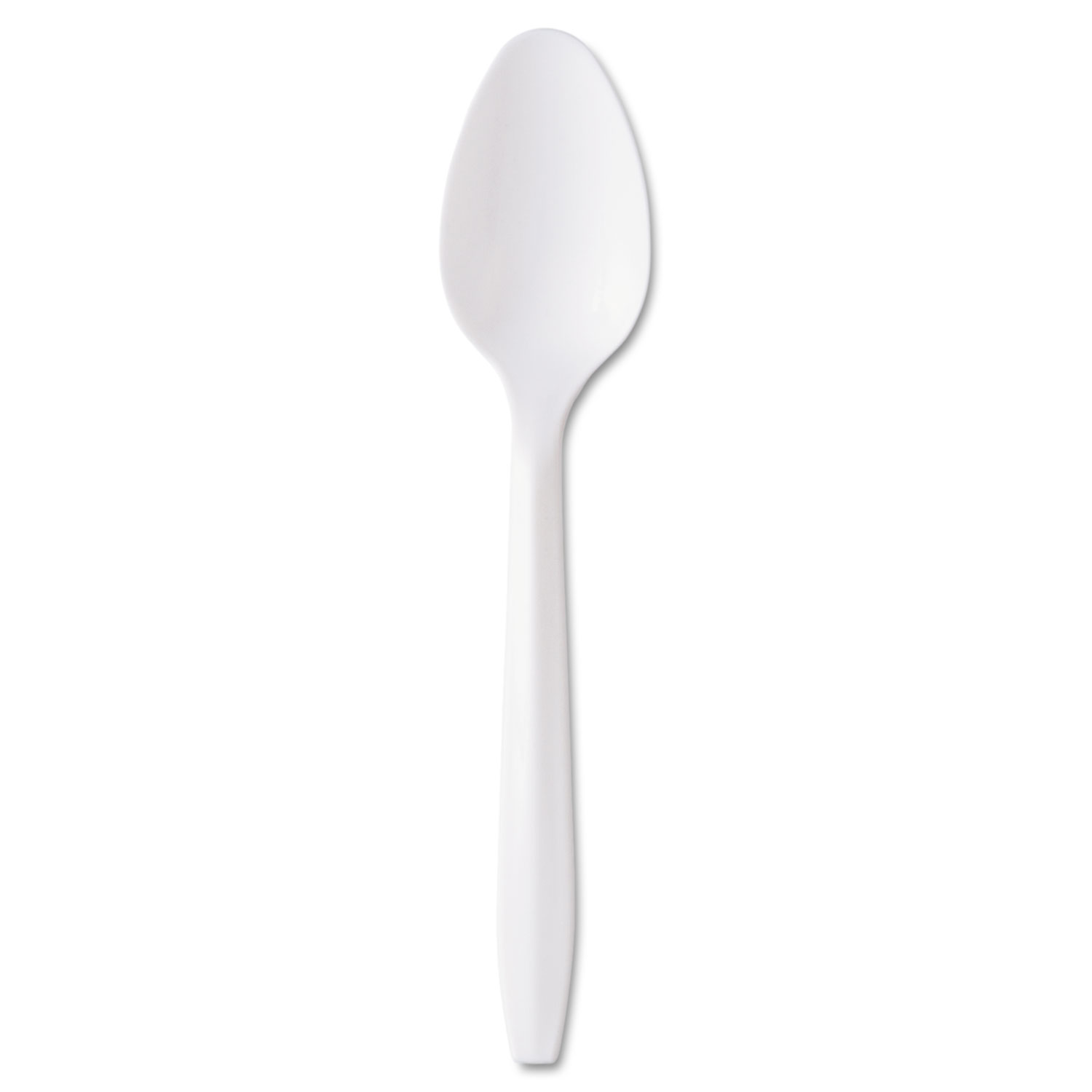  GEN GENPPTS Medium-Weight Cutlery, Teaspoon, White, 1000/Carton (GENPPTS) 