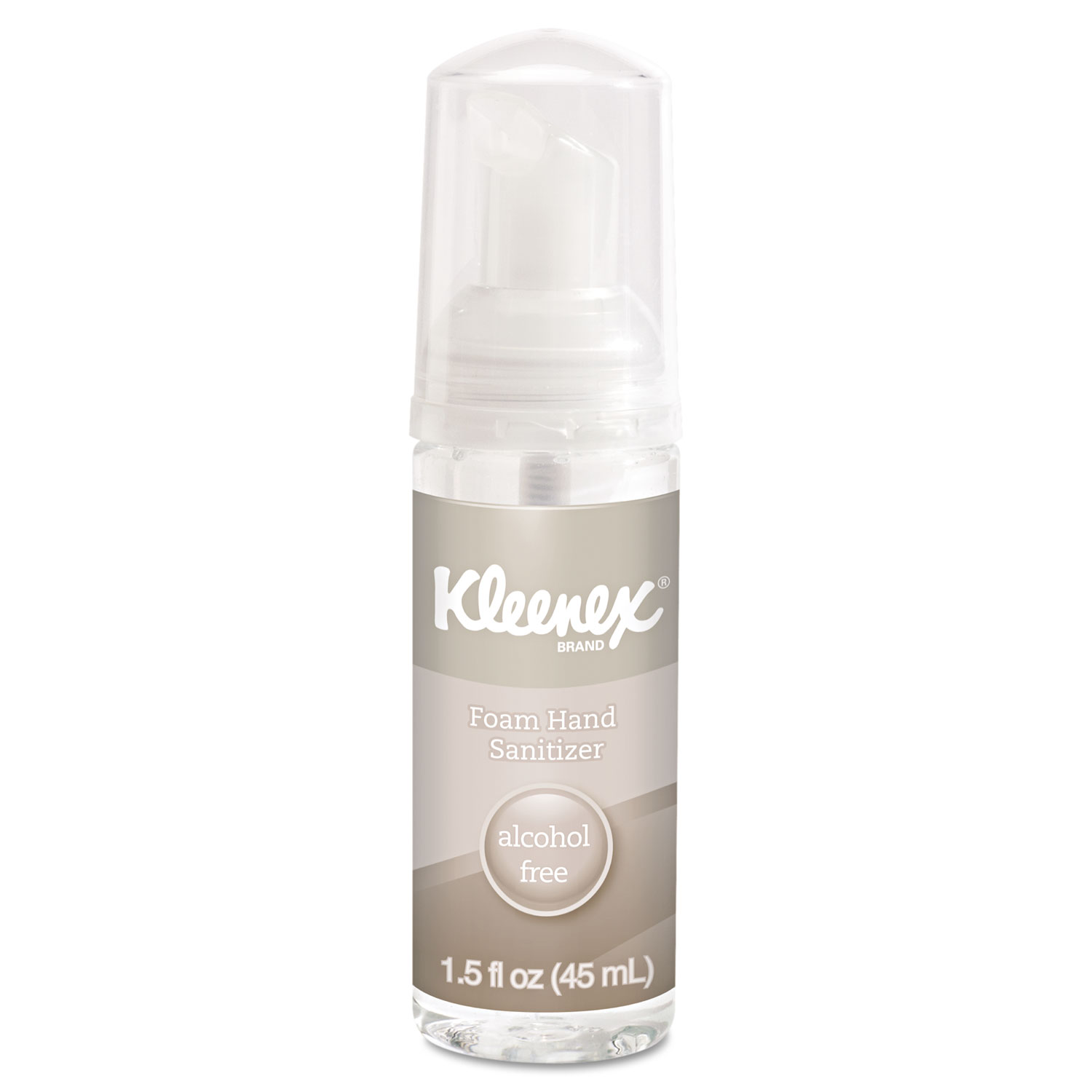  Kleenex 34136 Alcohol-Free Foam Hand Sanitizer, 1.5 oz, Clear (KCC34136EA) 