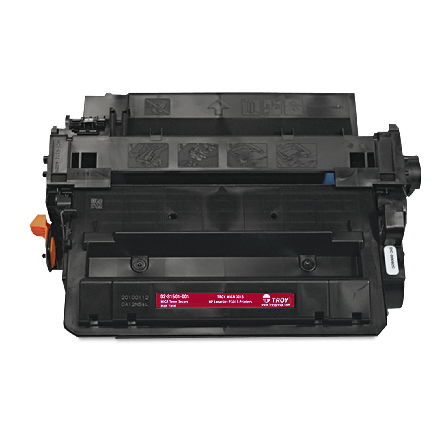  TROY 02-81601-001 0281601001 55X High-Yield MICR Toner Secure, Alternative for HP CE255X, Black (TRS0281601001) 