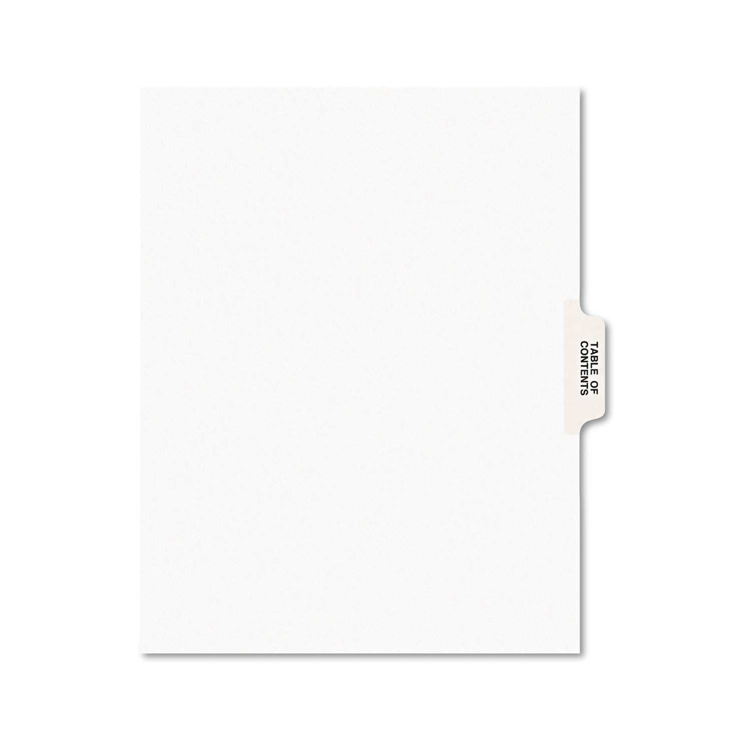  Avery 11910 Preprinted Legal Exhibit Side Tab Index Dividers, Avery Style, 25-Tab, Table Of Contents, 11 x 8.5, White, 25/Pack (AVE11910) 