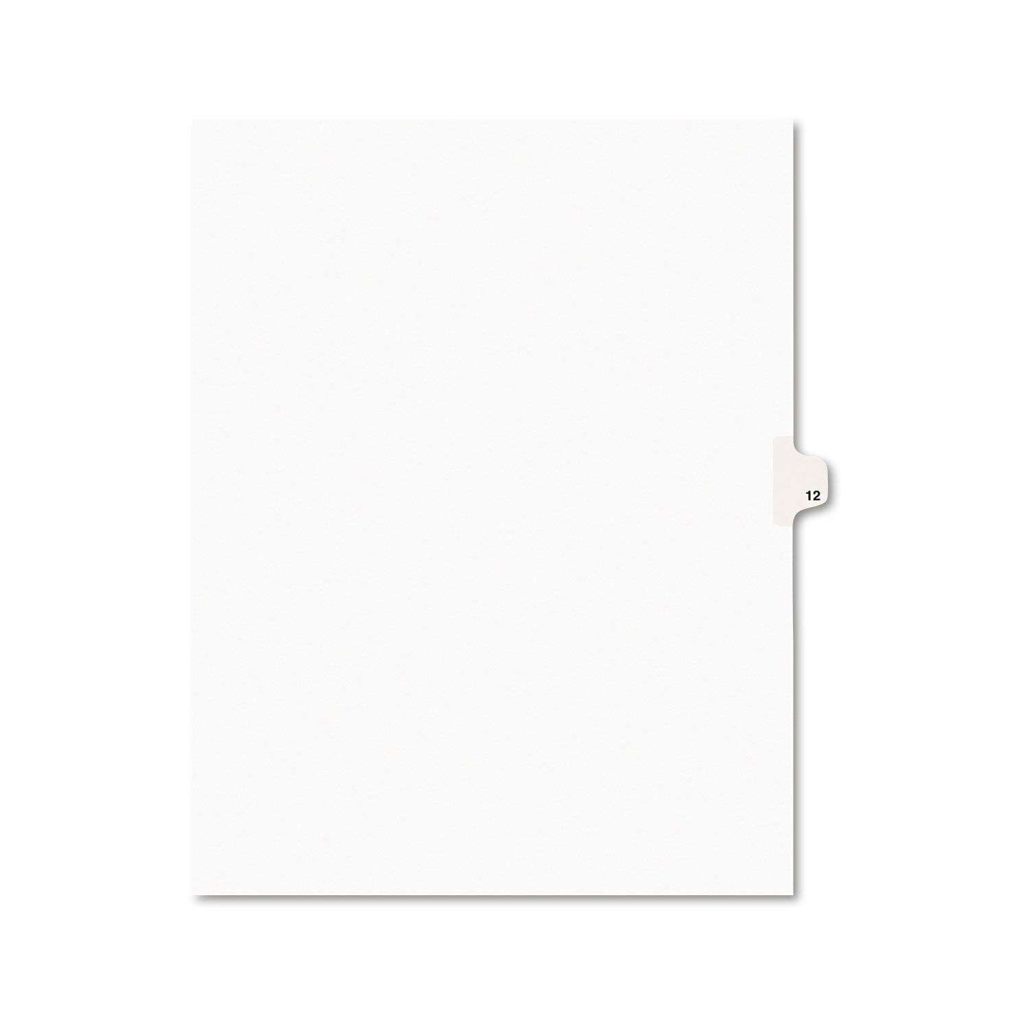  Avery 11922 Preprinted Legal Exhibit Side Tab Index Dividers, Avery Style, 10-Tab, 12, 11 x 8.5, White, 25/Pack (AVE11922) 
