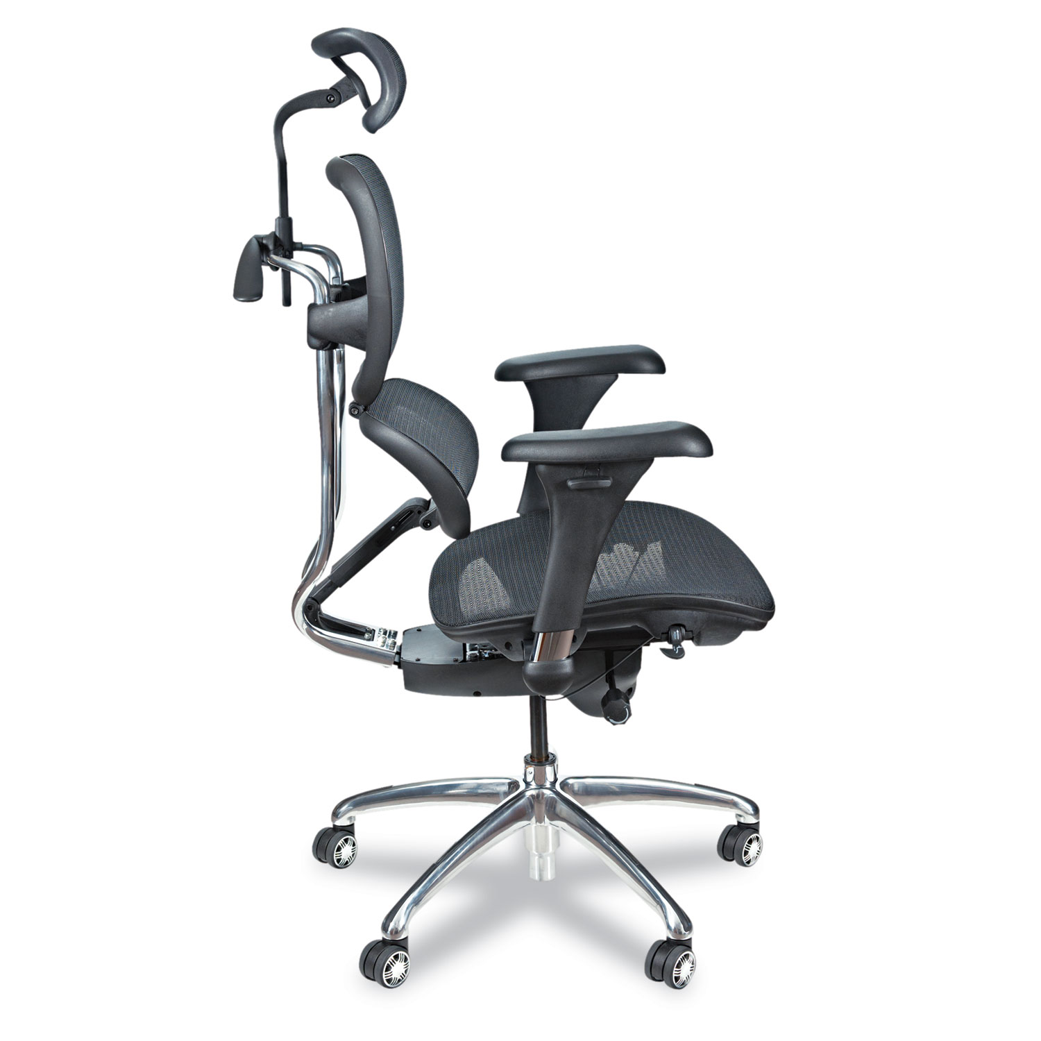 Ergonomic Executive Butterfly Chair, Black Mesh