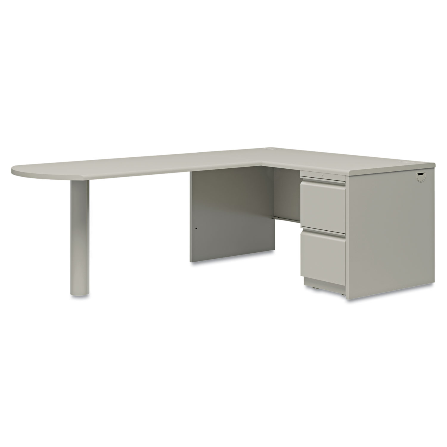 38000 Series Desk Shell, 60w x 30d x 29-1/2h, Light Gray