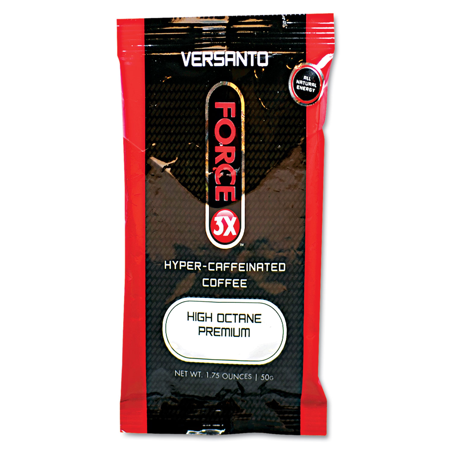 Force-3X Hyper-Caffeinated Coffee, High Octane Premium, 18/Carton