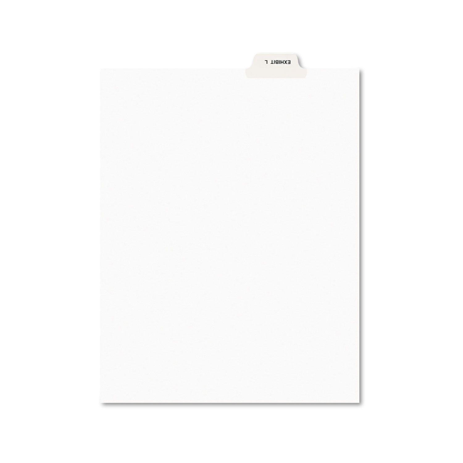  Avery 12385 Avery-Style Preprinted Legal Bottom Tab Dividers, Exhibit L, Letter, 25/Pack (AVE12385) 