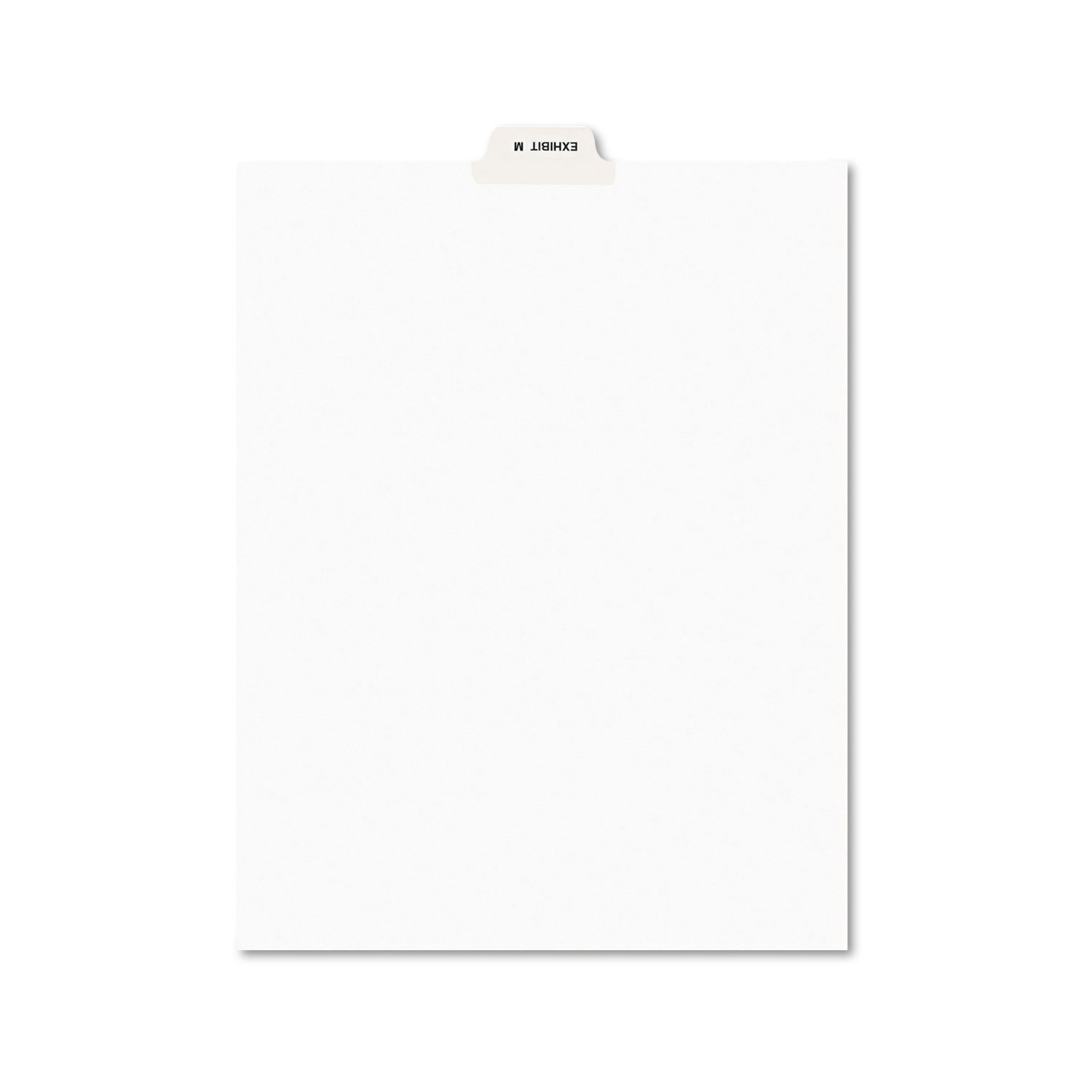  Avery 12386 Avery-Style Preprinted Legal Bottom Tab Dividers, Exhibit M, Letter, 25/Pack (AVE12386) 