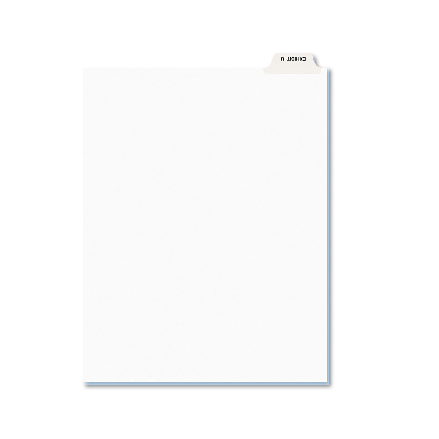  Avery 12394 Avery-Style Preprinted Legal Bottom Tab Dividers, Exhibit U, Letter, 25/Pack (AVE12394) 