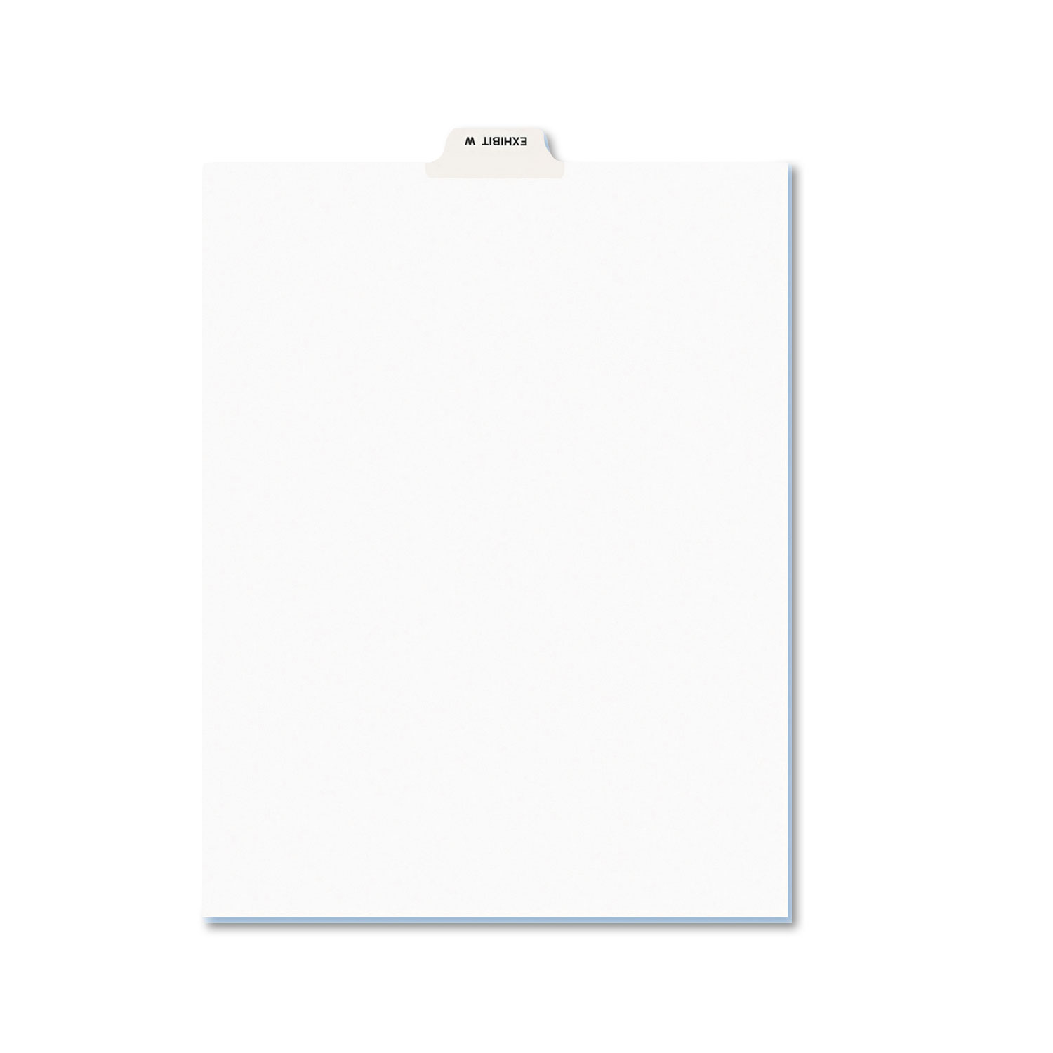 Avery 12396 Avery-Style Preprinted Legal Bottom Tab Dividers, Exhibit W, Letter, 25/Pack (AVE12396) 