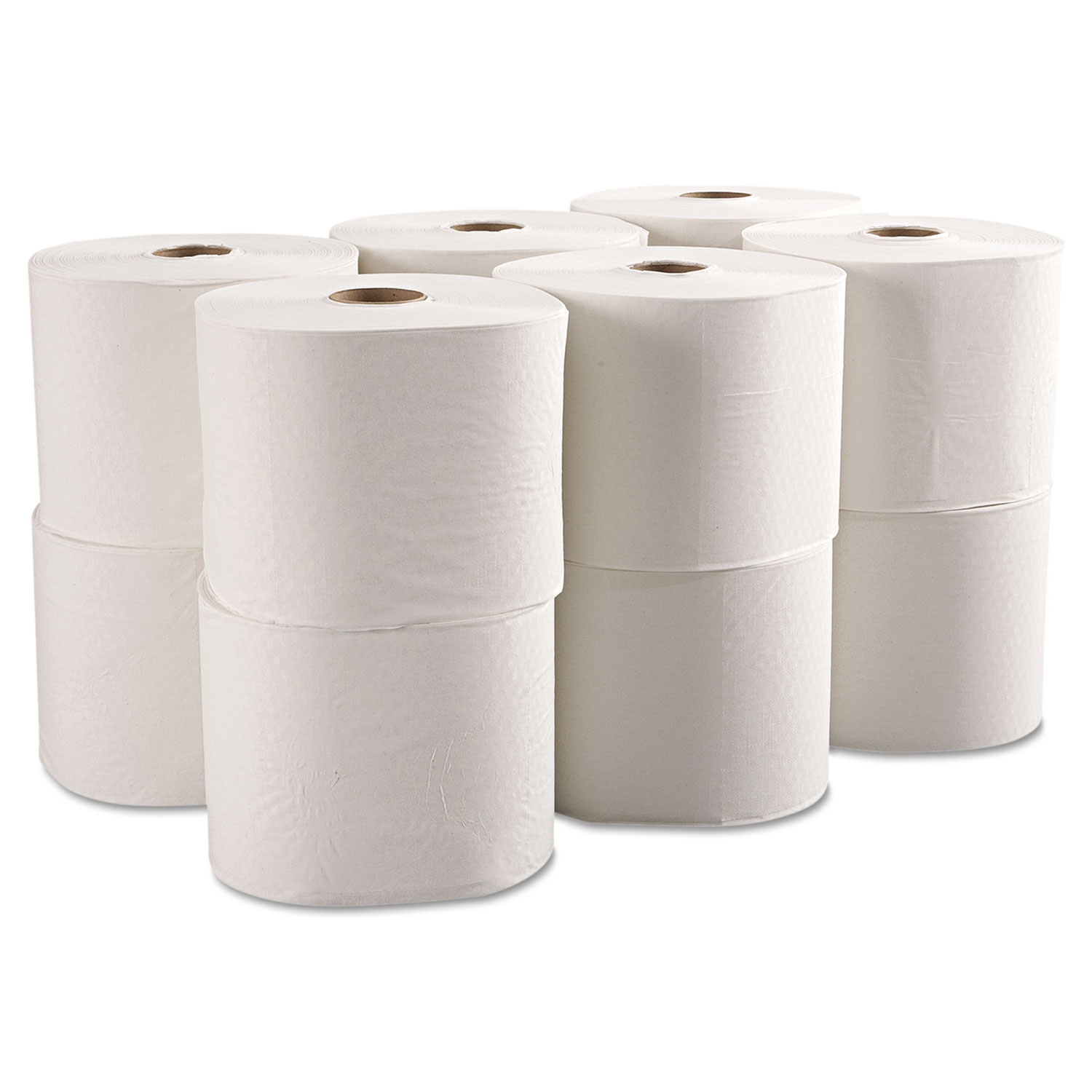 Rollnap Dispenser Napkins, 1-Ply, 17 x 7 1/8, Roll, White, 6000/Carton