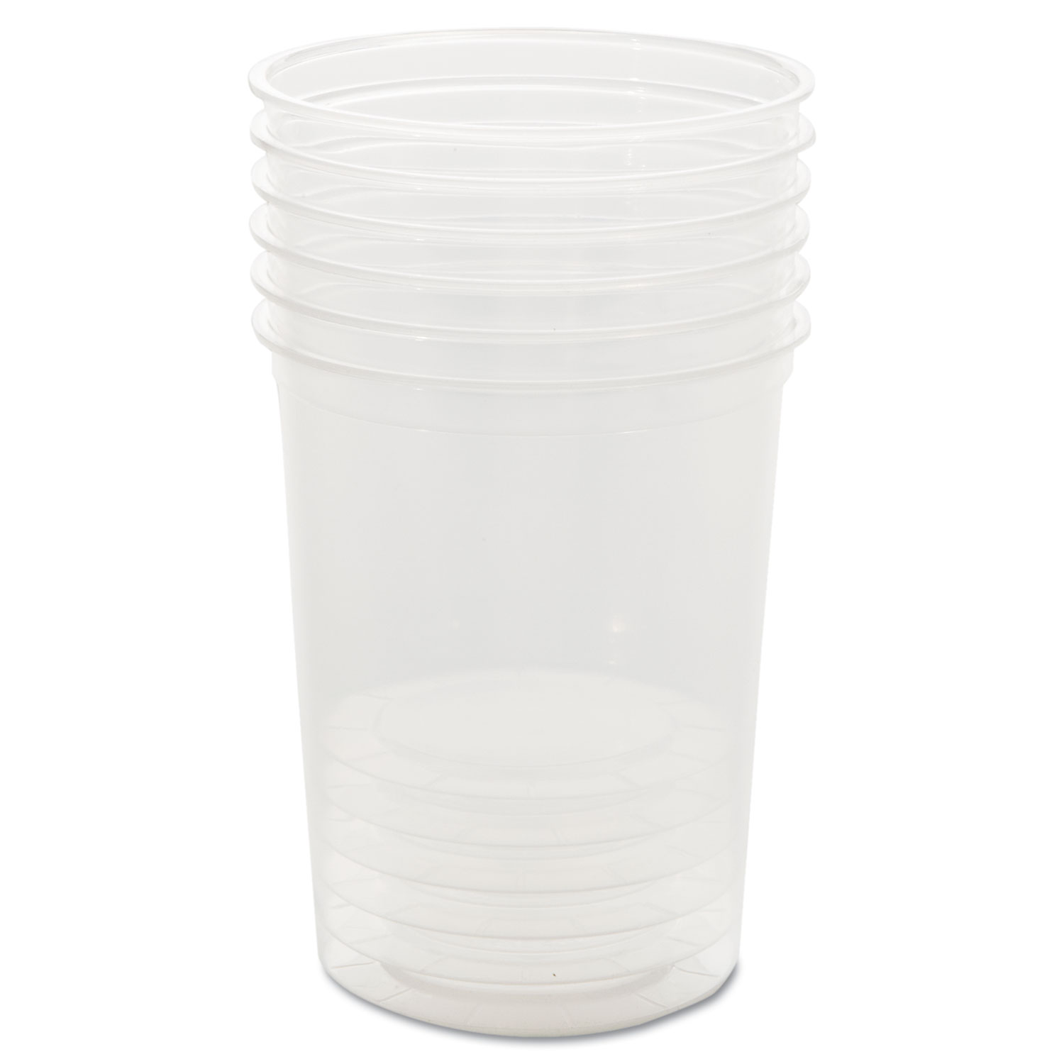 Deli Containers, Clear, 32oz, 25/Pack, 20 Packs/Carton