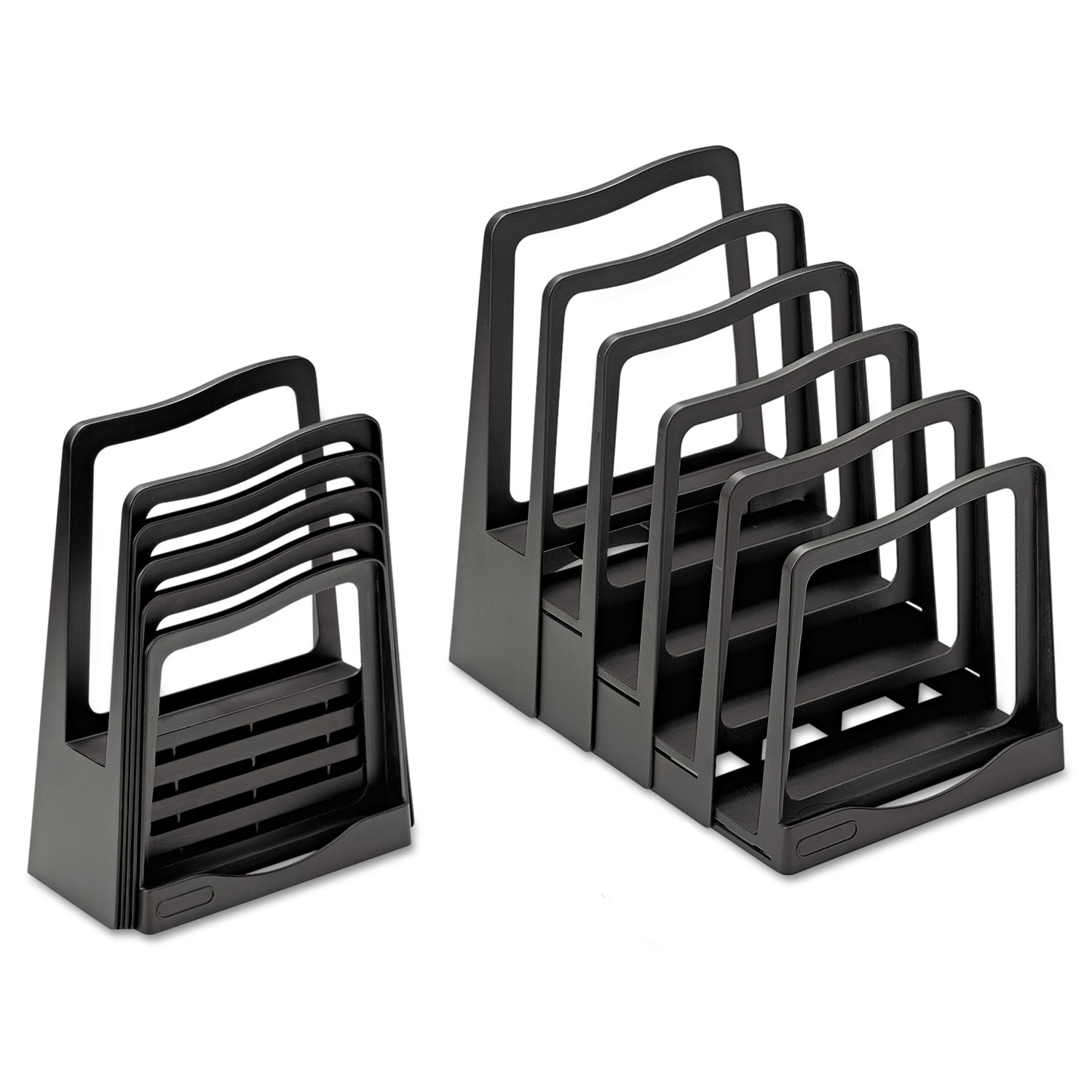  Avery 73523 Adjustable File Rack, 5 Sections, Letter Size Files, 8 x 11.5 x 10.5, Black (AVE73523) 