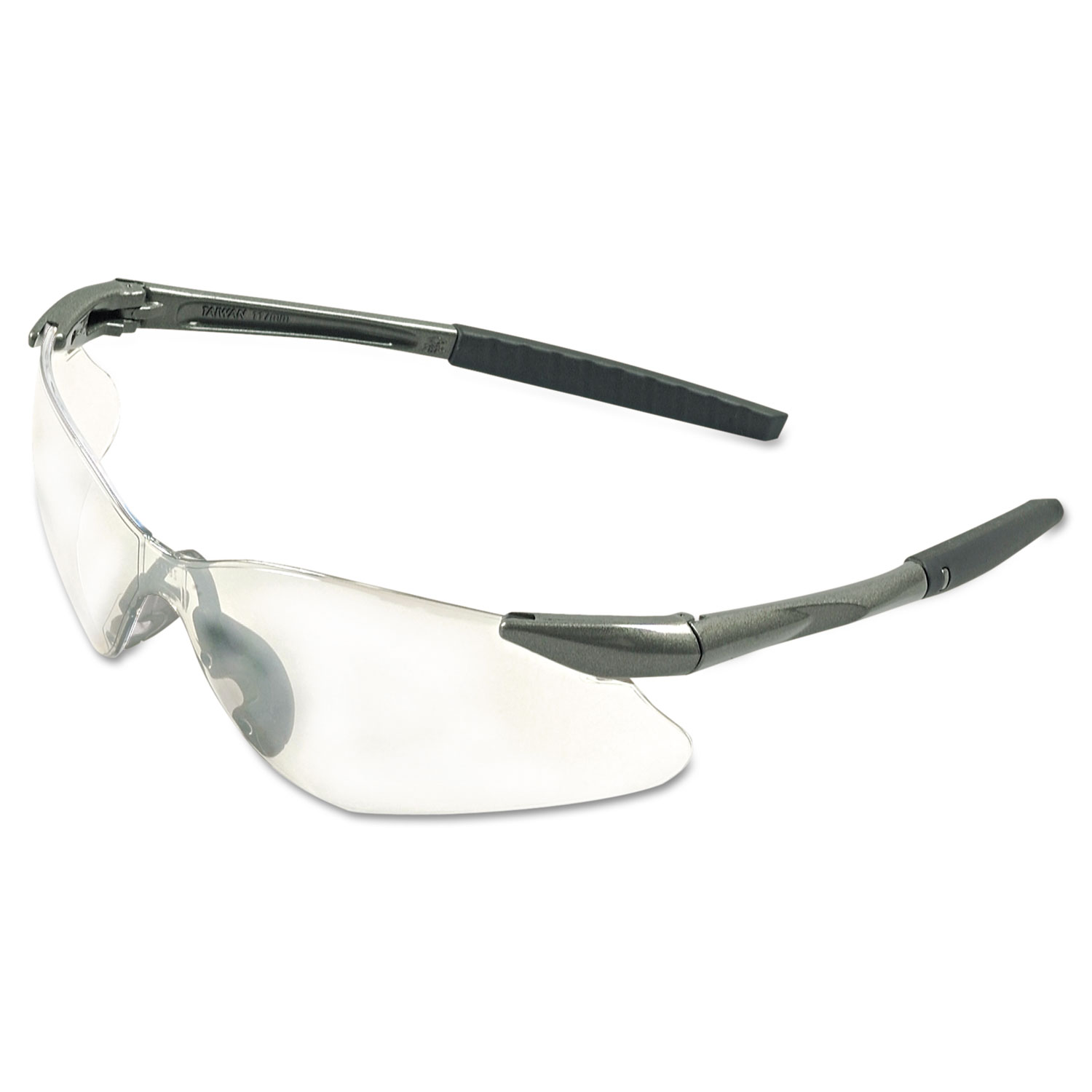 V30 Nemesis VL Safety Glasses, Gun Metal Frame, Clear Lens