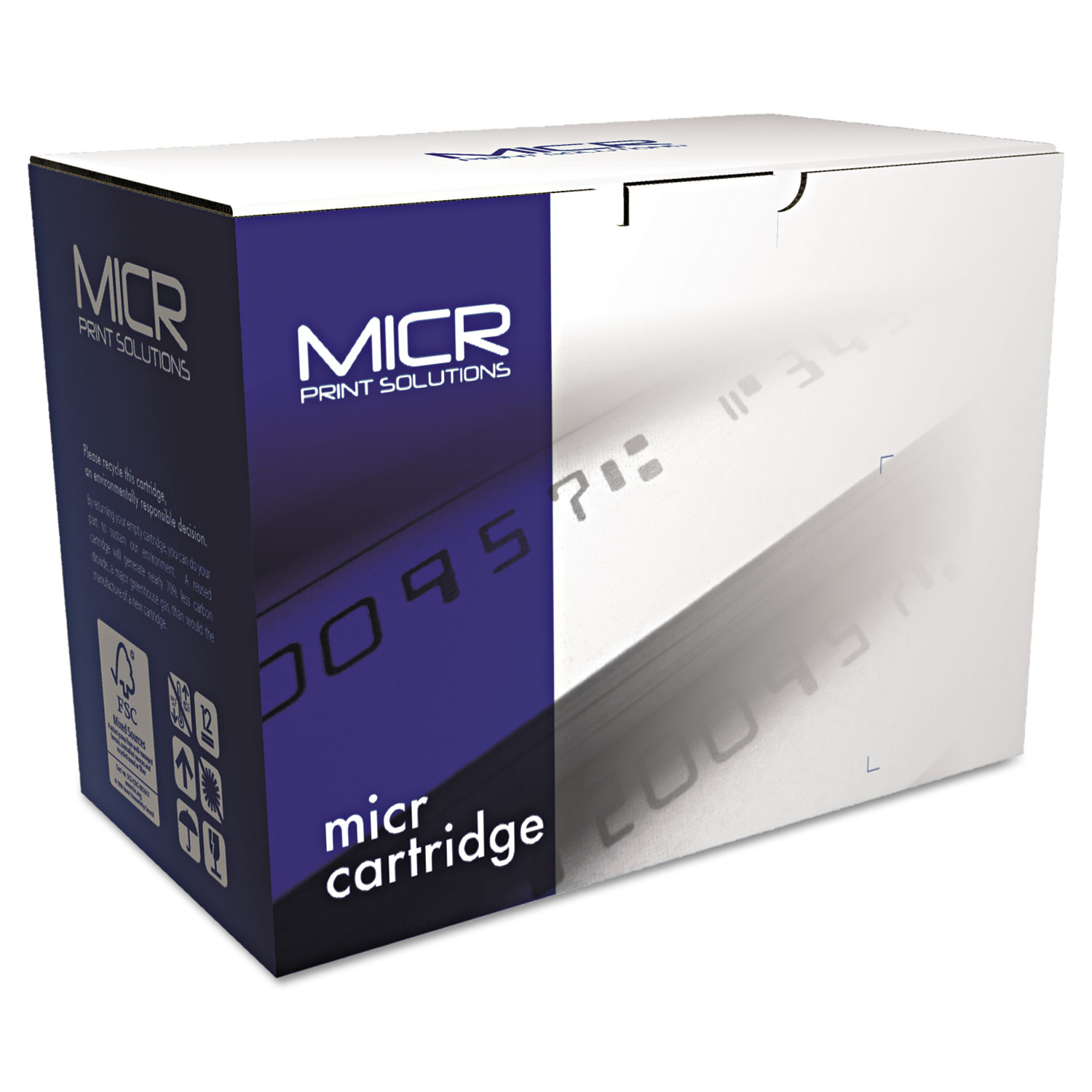  MICR Print Solutions MCR90AM Compatible CE390A(M) (90AM) MICR Toner, 10000 Page-Yield, Black (MCR90AM) 