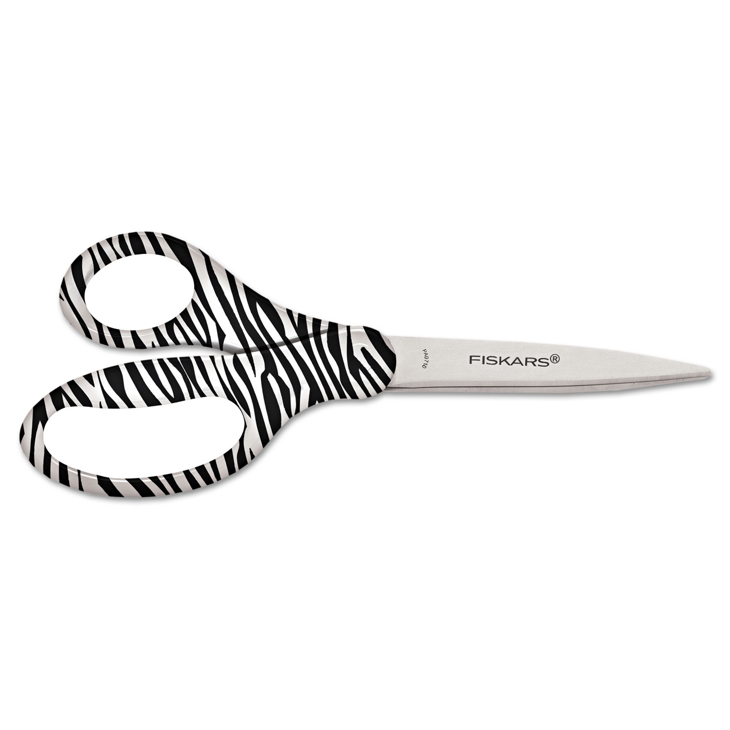  Fiskars 153582-1002 Performance Designer Zebra Scissors, 8 Long, 1.75 Cut Length, Black/White Straight Handle (FSK1535821002) 