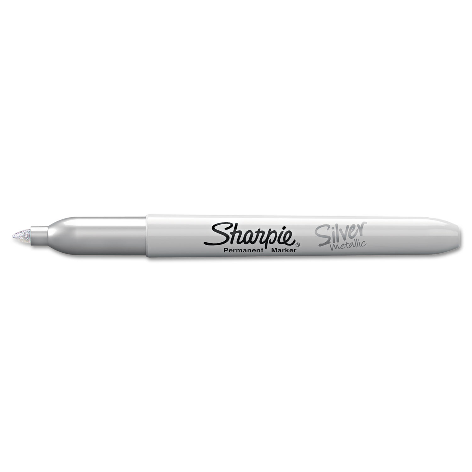  Sharpie 39100 Metallic Fine Point Permanent Markers, Bullet Tip, Silver, Dozen (SAN39100) 