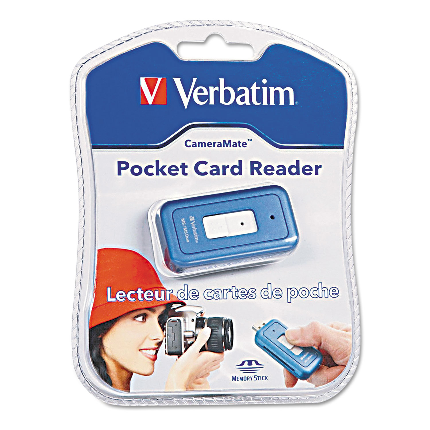 CameraMate Pocket Reader, MS/MS Pro Duo , Blue