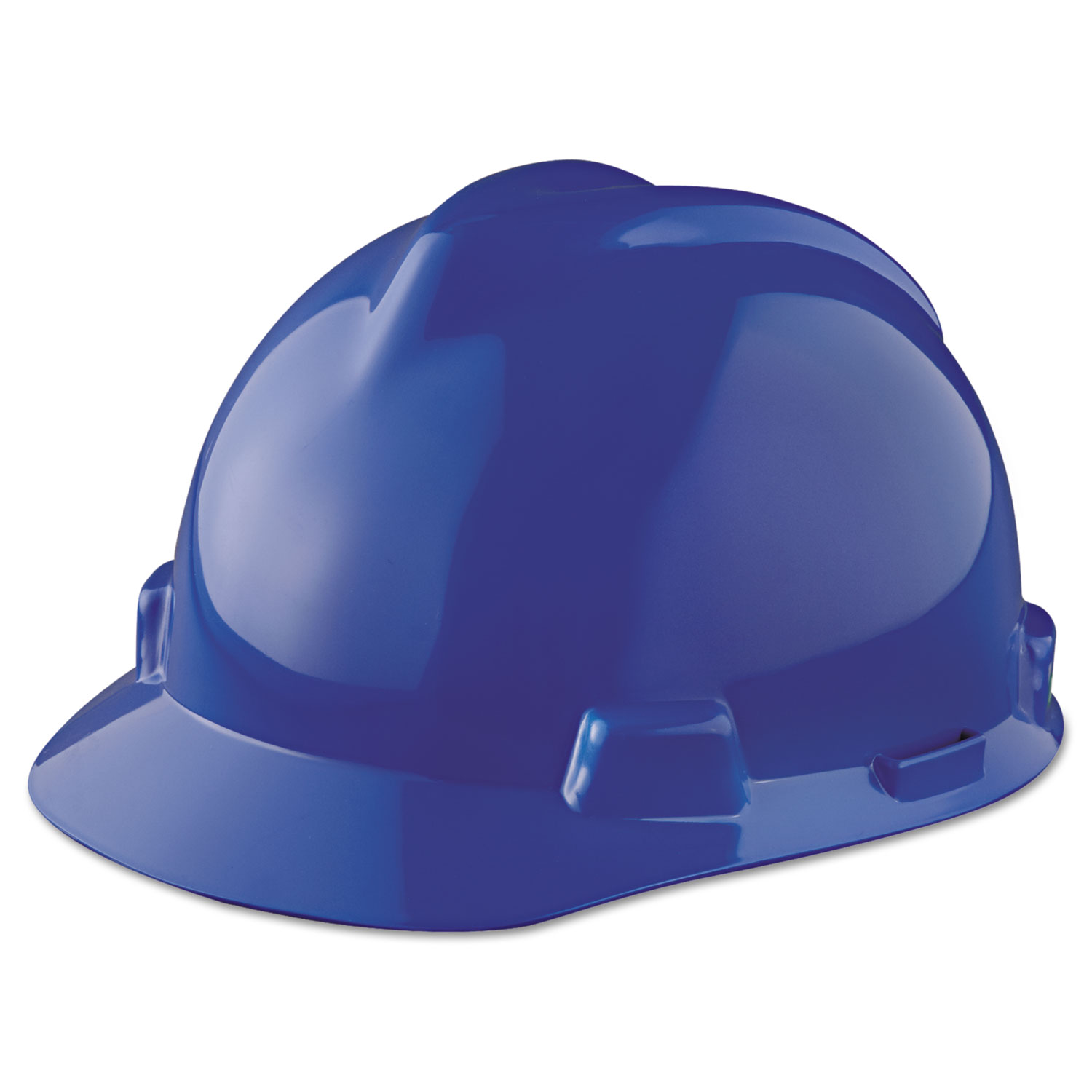 V-Gard Hard Hats, Staz-On Pin-Lock Suspension, Size 6 1/2 - 8, Blue