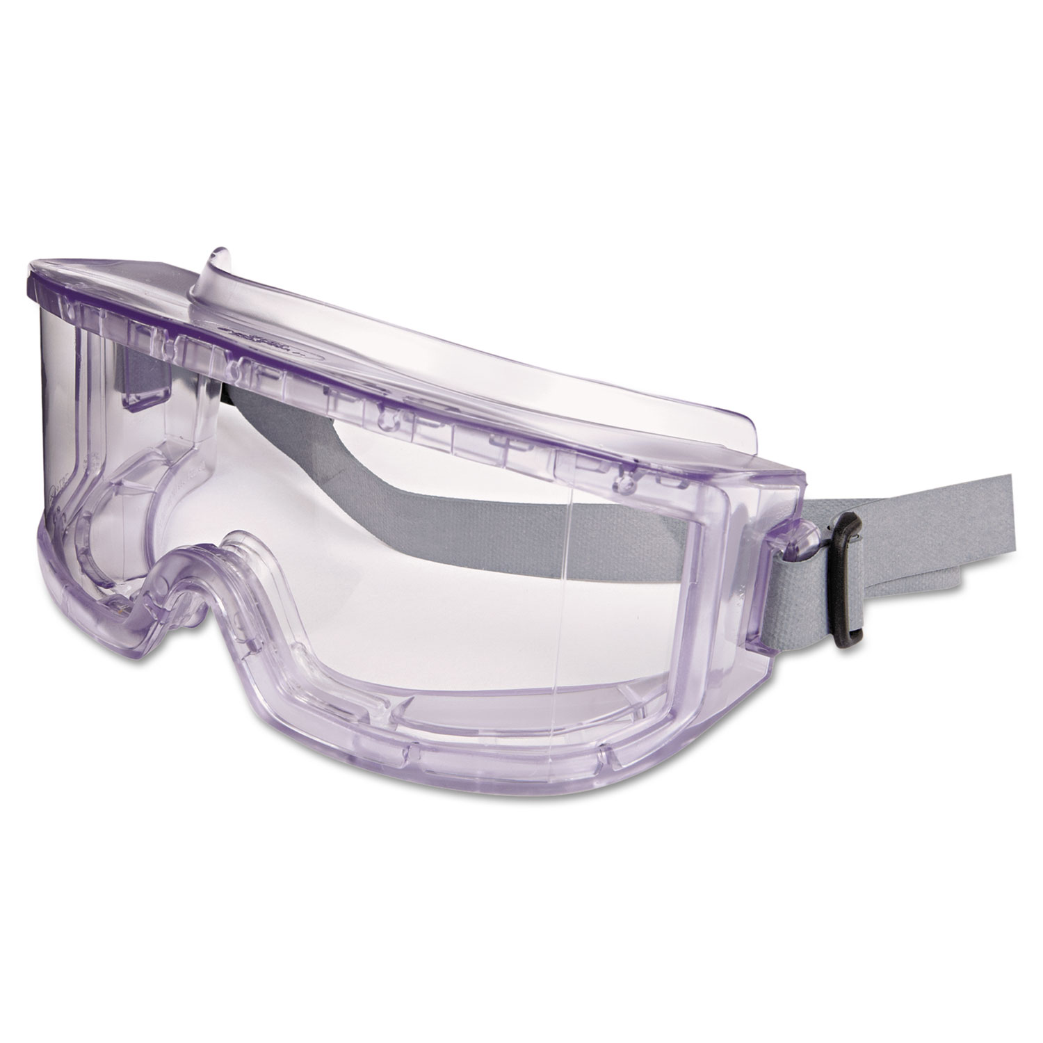 Futura Goggles, Clear Frame, Clear Lens, Impact/Dust-Resistant