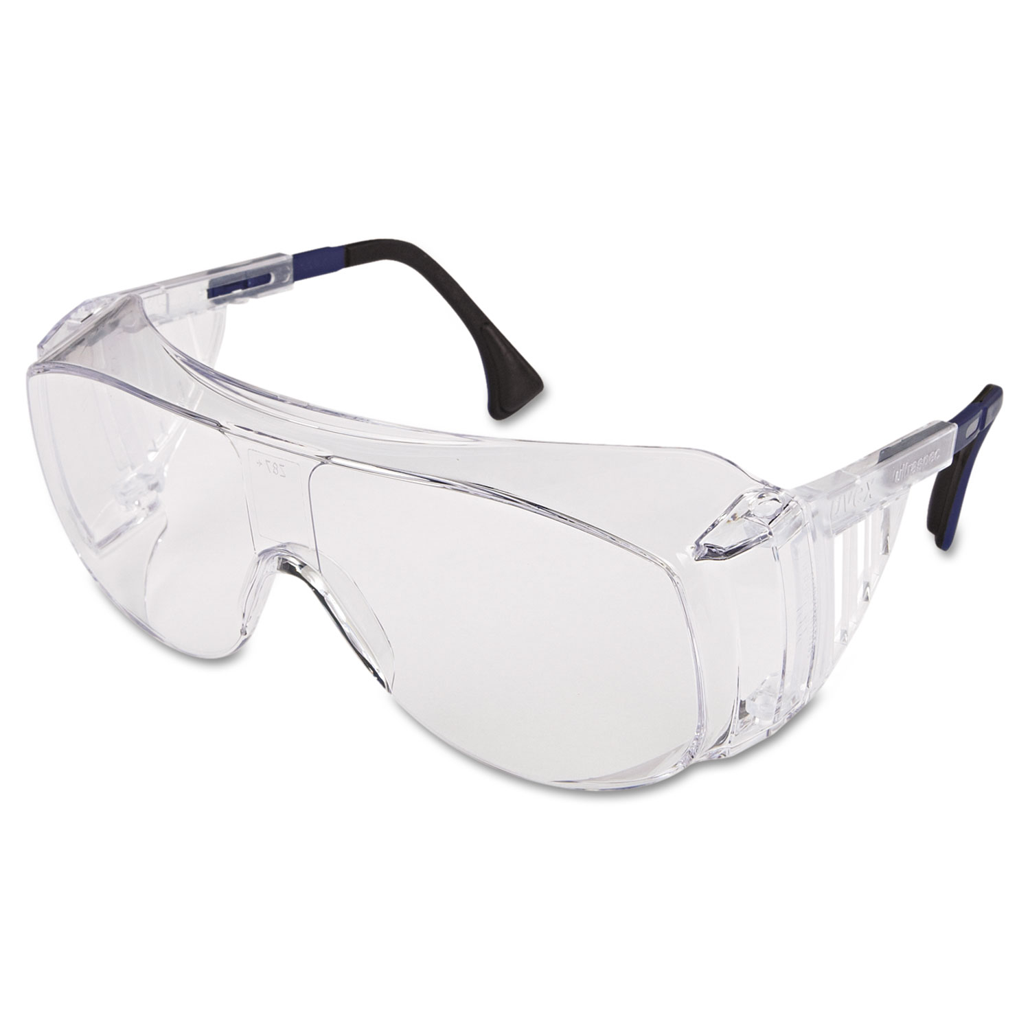  Honeywell Uvex S0112 Ultraspec 2001 OTG Safety Eyewear, Clear/Black Frame, Clear Lens (UVXS0112) 