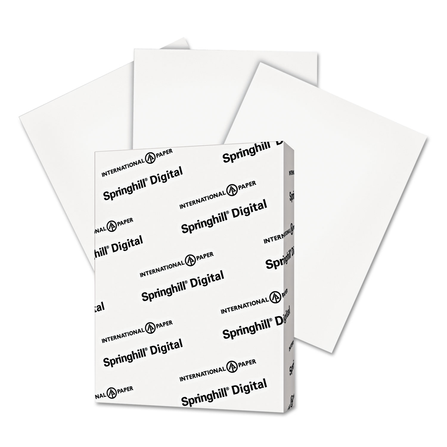  Springhill 015300 Digital Index White Card Stock, 92 Bright, 110lb, 8.5 x 11, White, 250/Pack (SGH015300) 