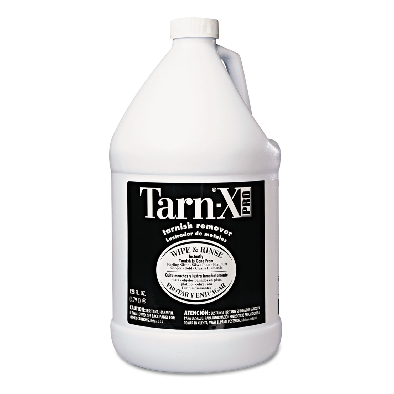  Tarn-X PRO JEL TX-4PRO Tarnish Remover, 1 gal Bottle (JELTX4PROCT) 