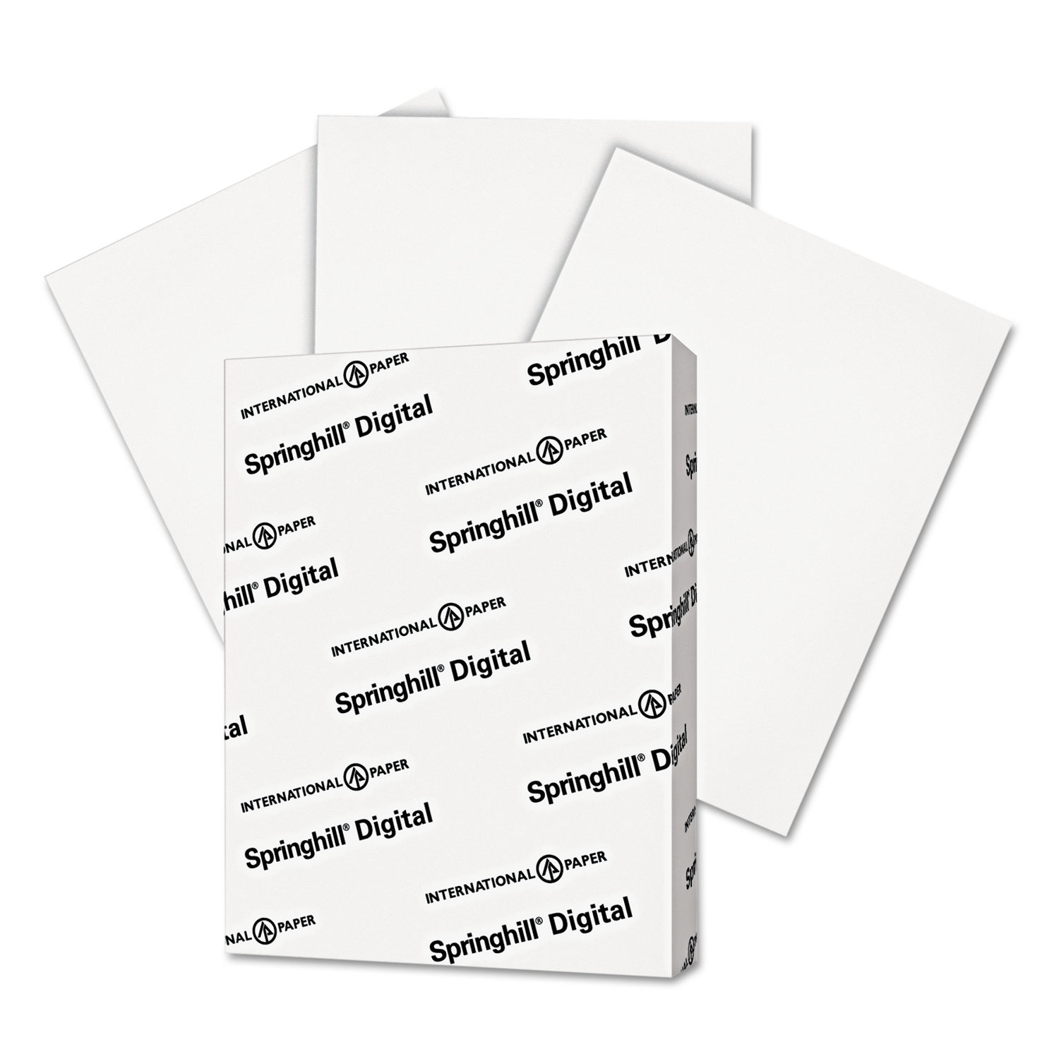  Springhill 015101 Digital Index White Card Stock, 92 Bright, 90lb, 8.5 x 11, White, 250/Pack (SGH015101) 