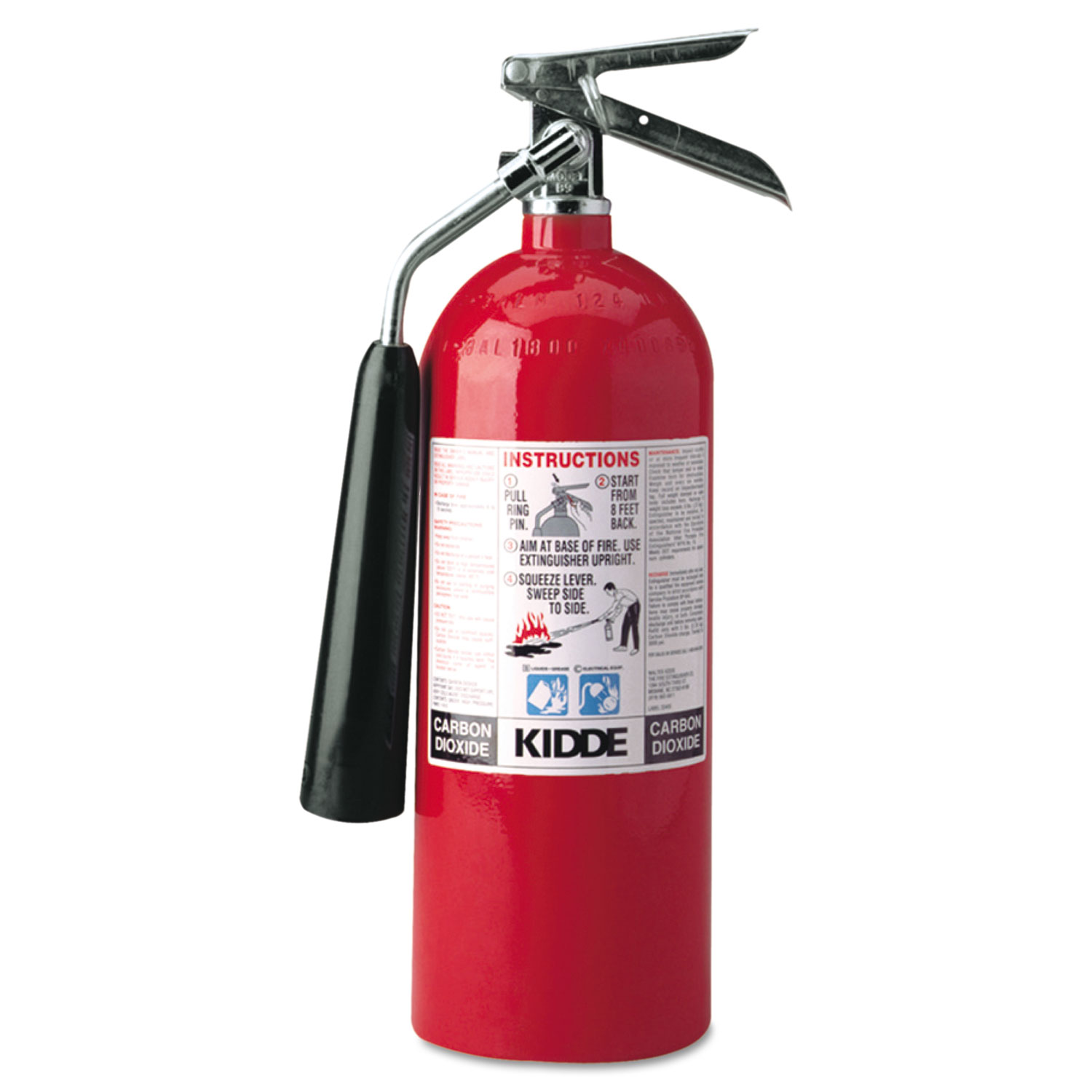 ProLine 5 CO2 Fire Extinguisher, 5lb, 5-B:C