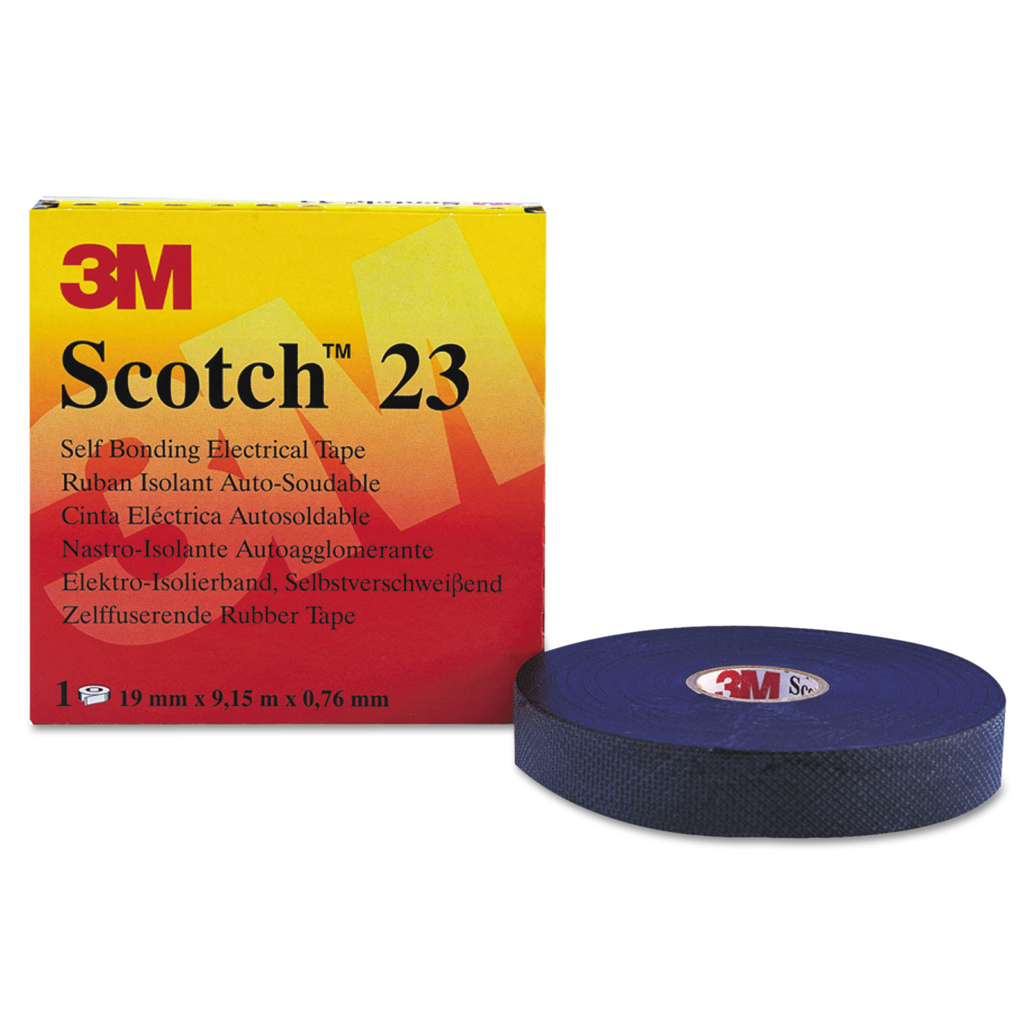 Scotch 23 Rubber Splicing Tape, 3/4 x 30ft
