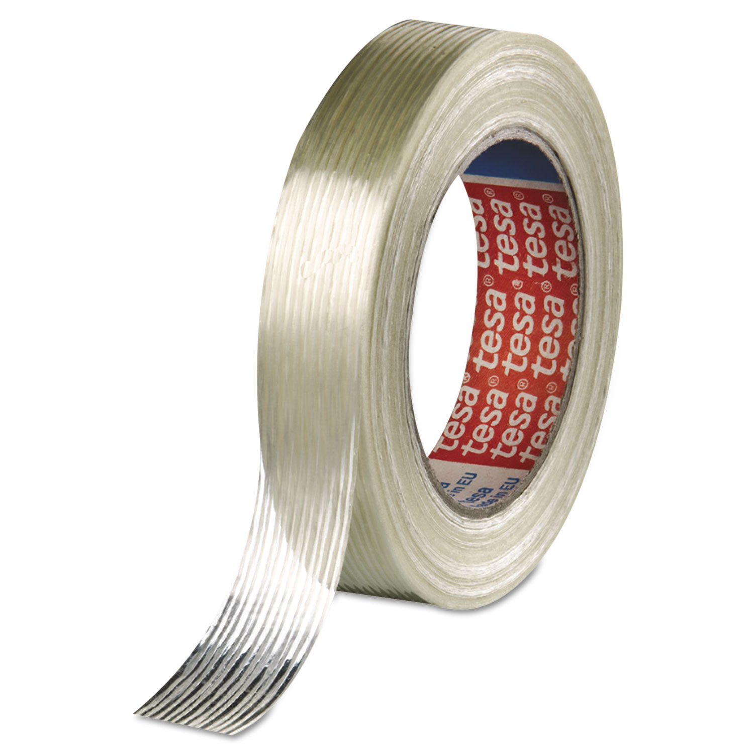 Economy Grade Filament Strapping Tape, 3/4 x 60yd, Clear