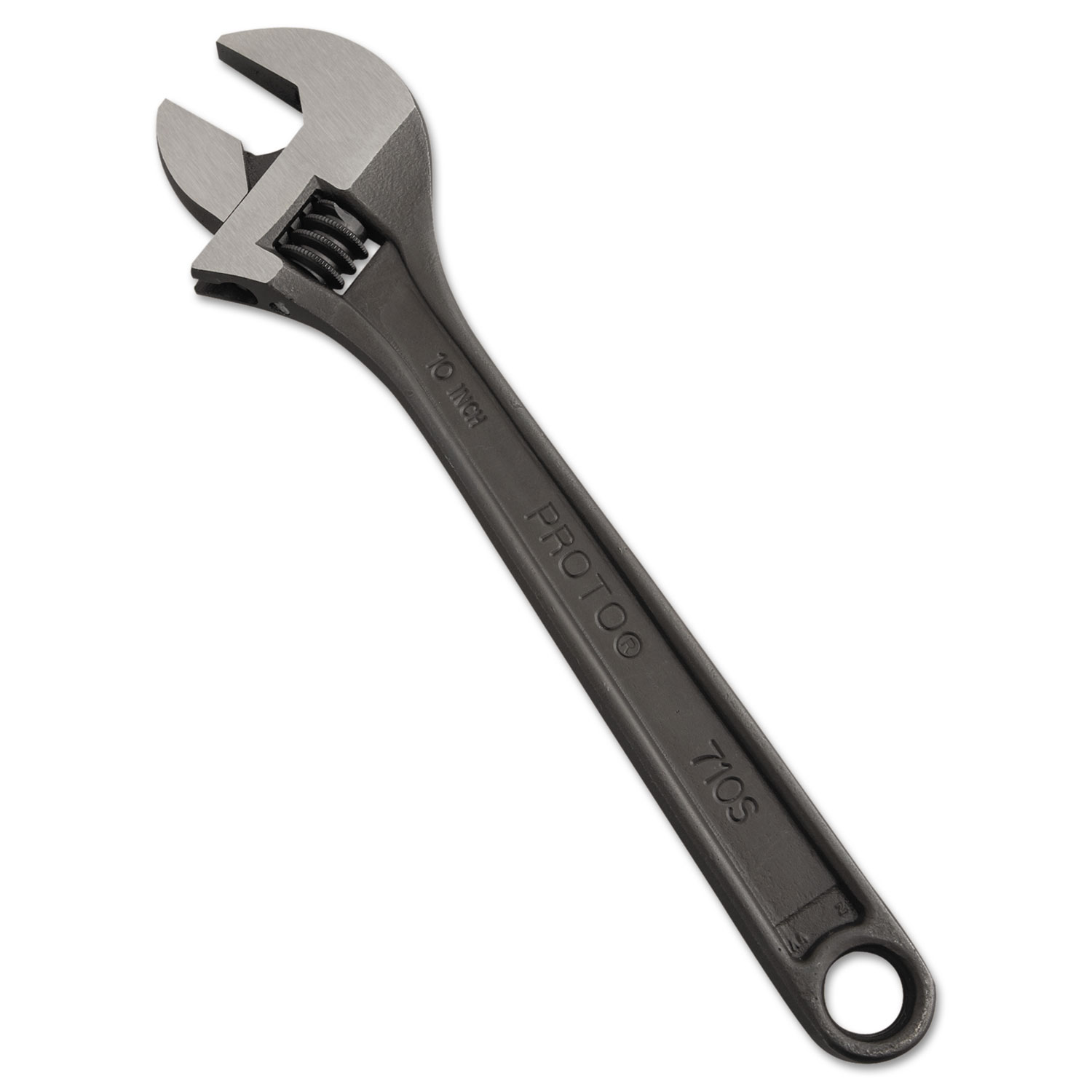 PROTO Protoblack Adjustable Wrench, 10 Long, 1 5/16 Capacity