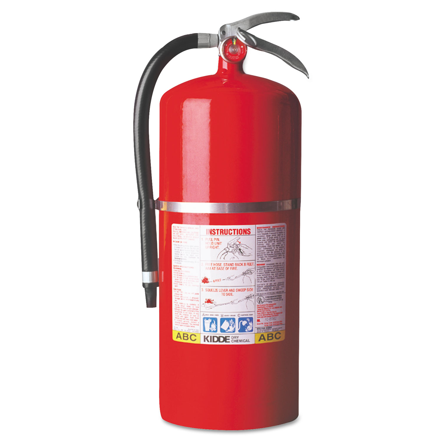 ProPlus 20 MP Dry-Chemical Fire Extinguisher, 20lb, 6-A:120-B:C