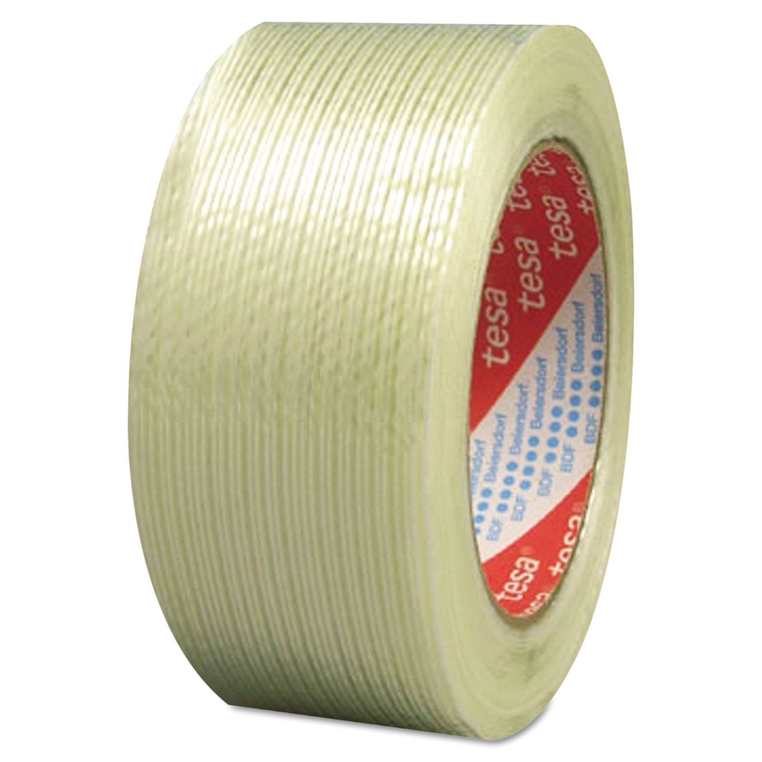 tesa 53319-00006-00 319 Performance Grade Filament Strapping Tape, 1 x 60 yds, Clear (TSA533190000600) 