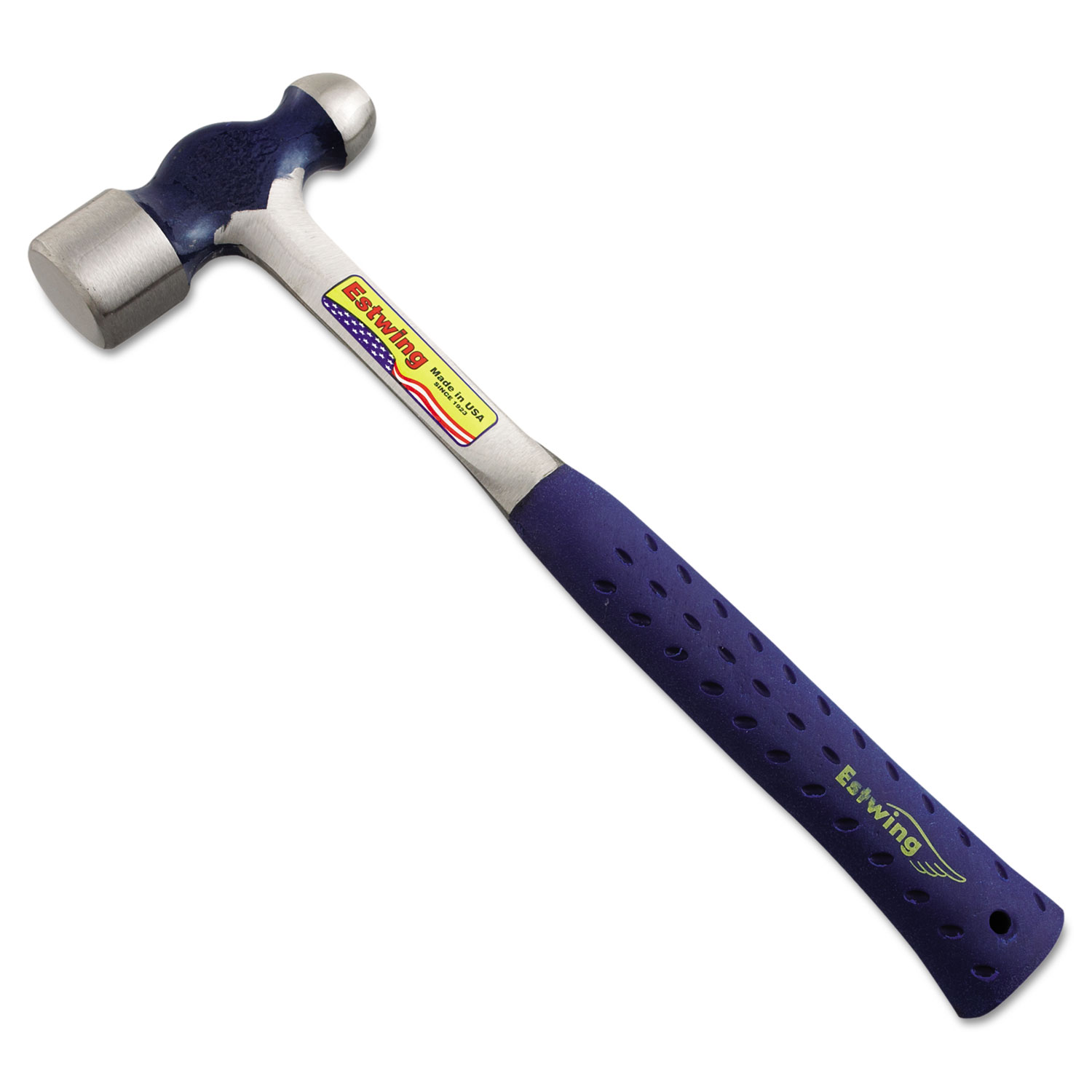 Ball Pein Hammer, 24oz, 13 1/2 Tool Length, Cushion Grip