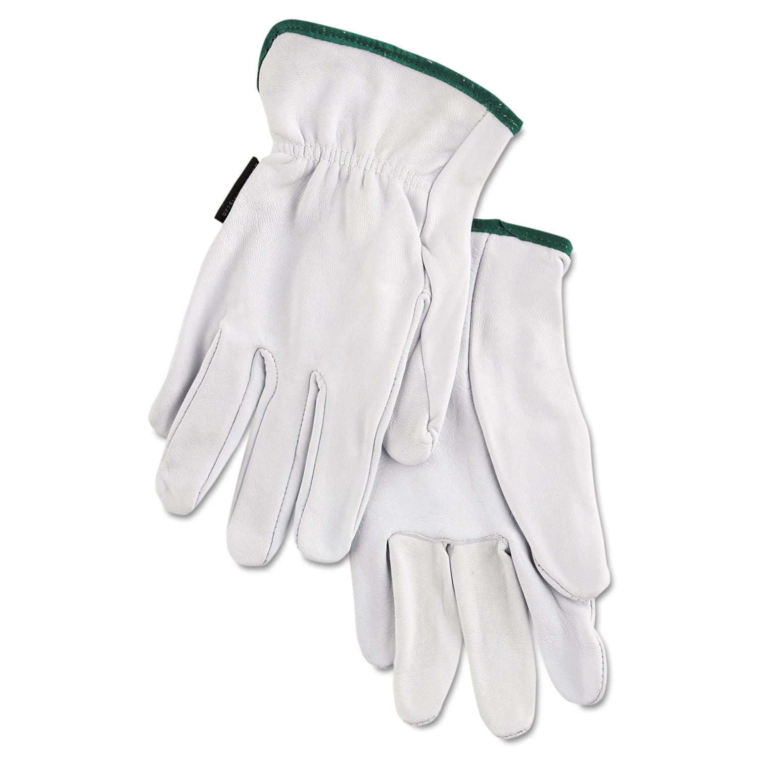  MCR Safety 3601M Grain Goatskin Driver Gloves, White, Medium, 12 Pairs (MPG3601M) 