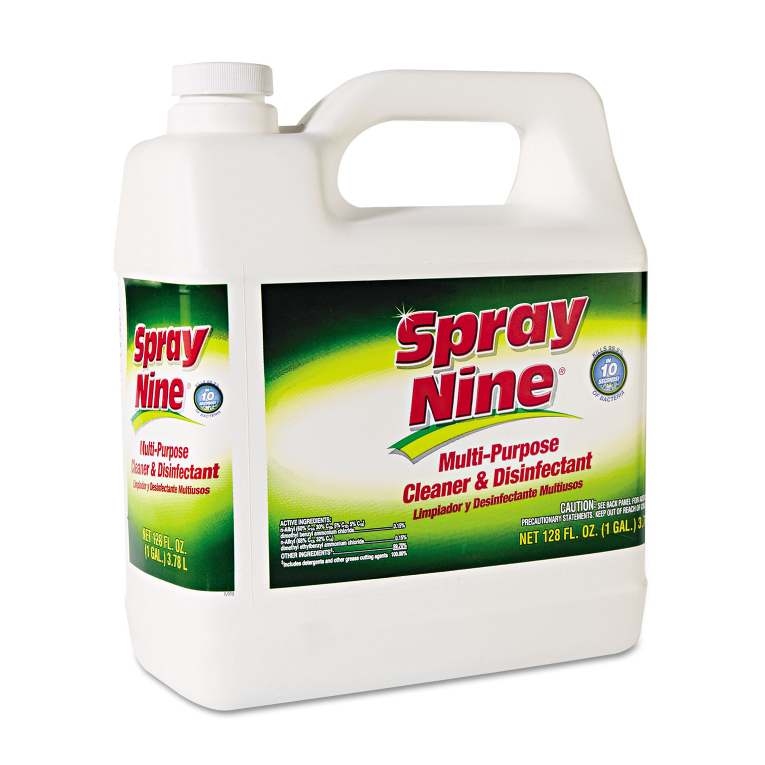  Spray Nine 26801 Heavy Duty Cleaner/Degreaser/Disinfectant, 1gal, Bottle, 4/Carton (ITW268014CT) 