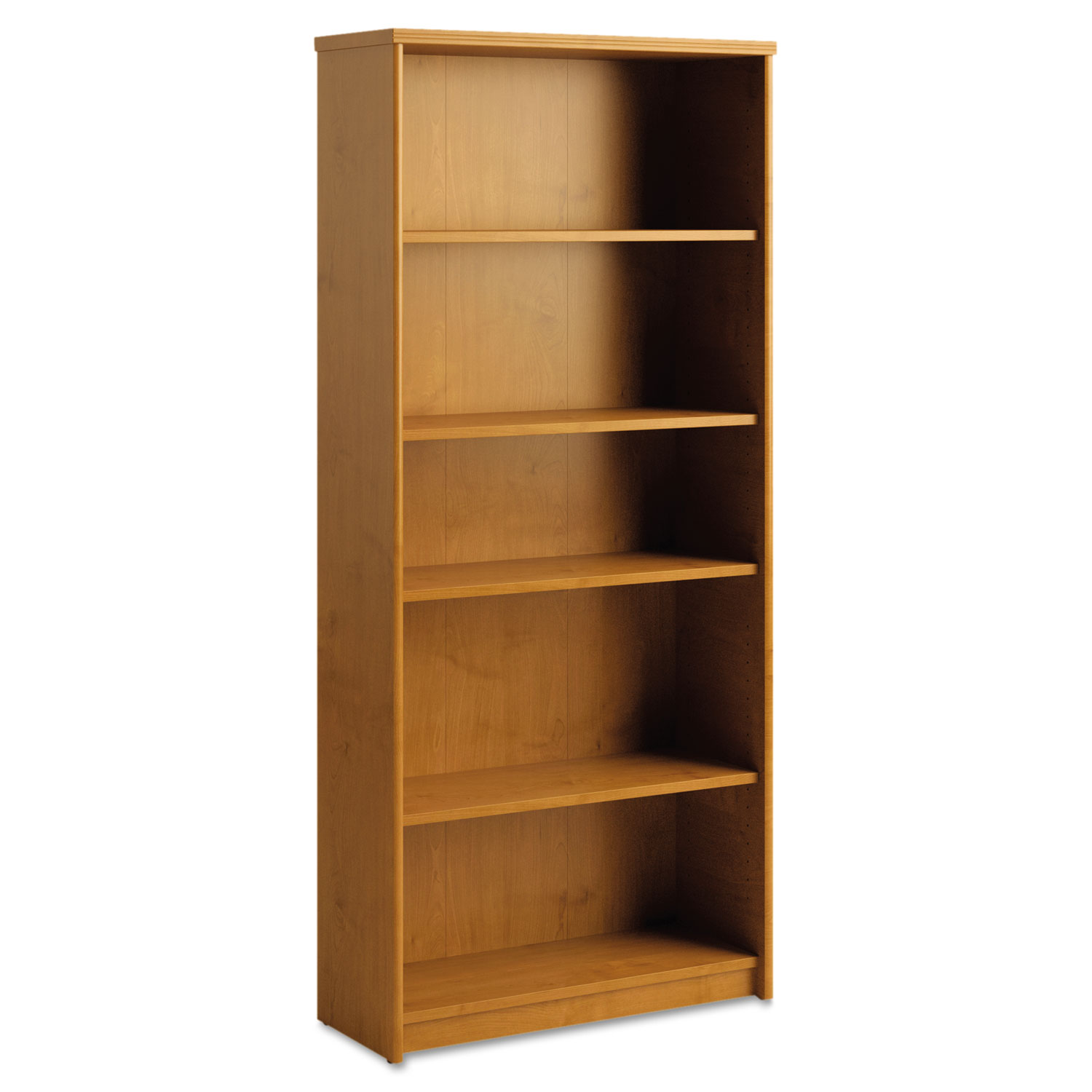 Envoy Series Five-Shelf Bookcase, 29 7/8w x 11 3/4d x 66 3/8h, Natural Cherry