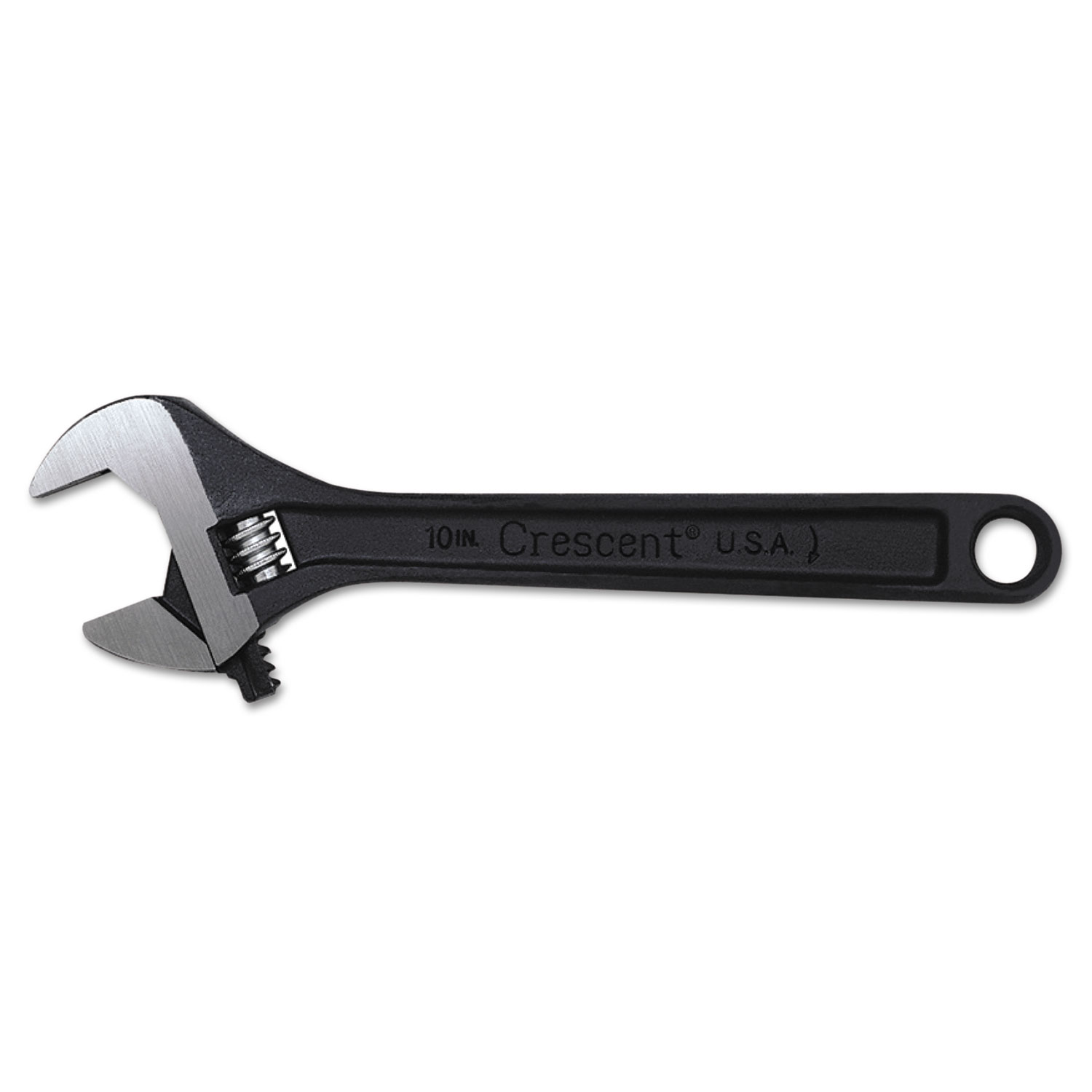 Crescent Adjustable Wrench, 6 Long, 15/16 Opening, Black Phosphate Finish