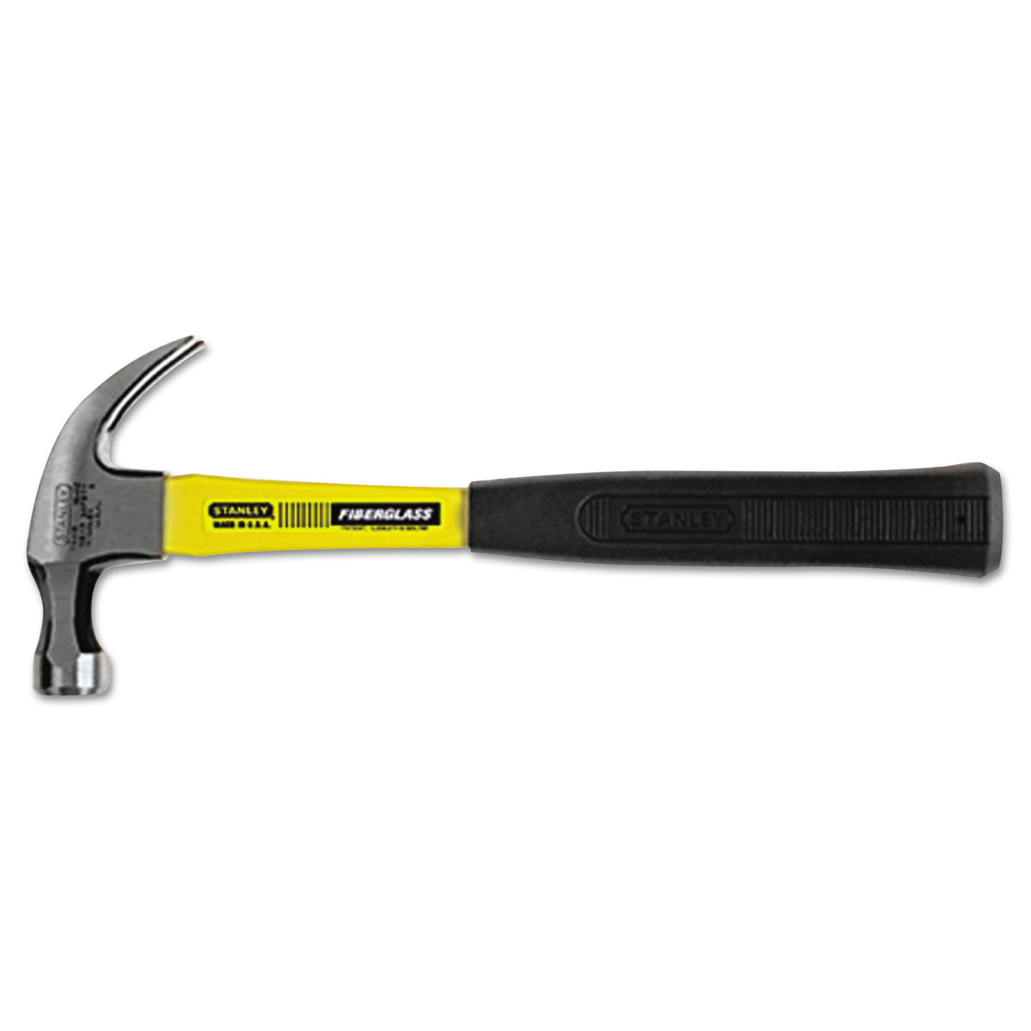 Jacketed Fiberglass Nailing Hammer, 16oz