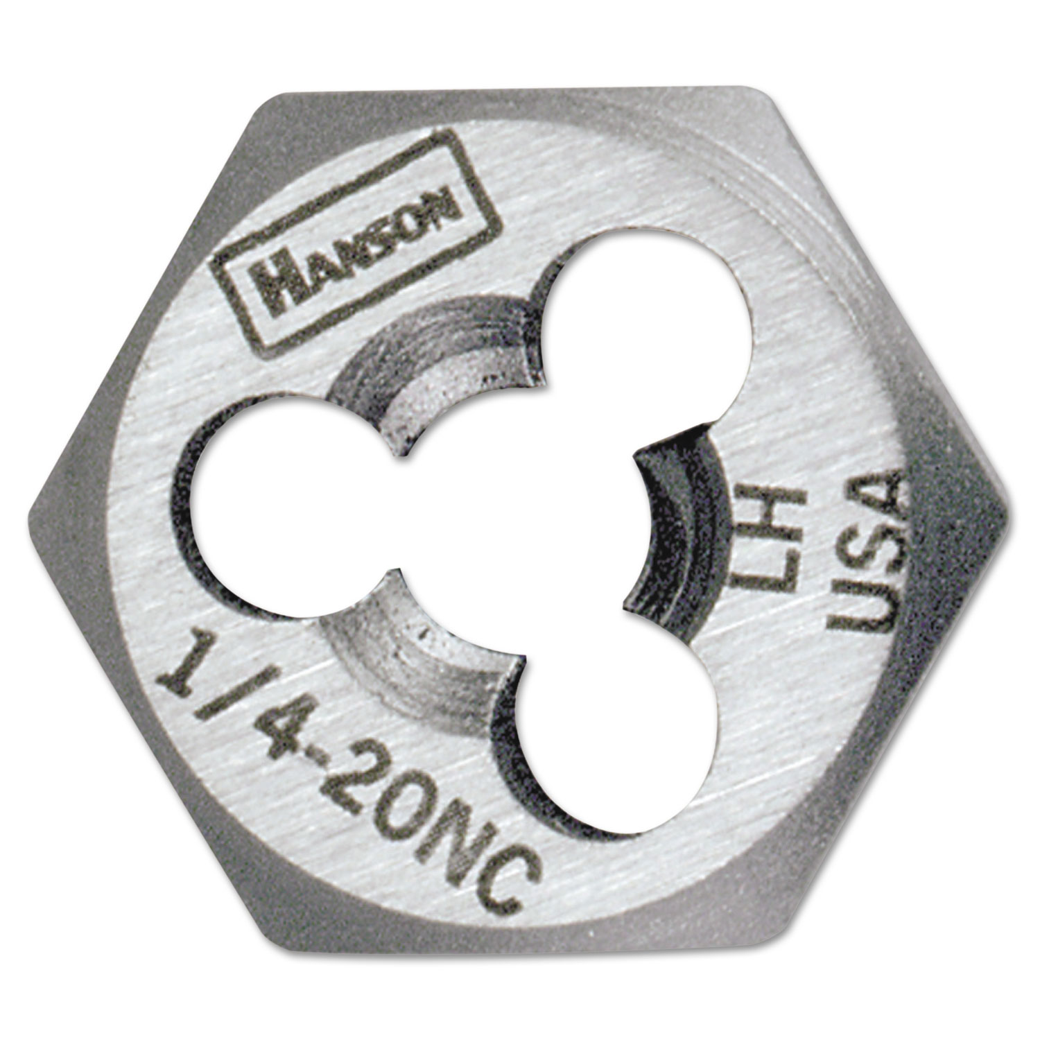 High-Carbon Steel Re-Threading Fractional Hexagon Dies, 3/4-10
